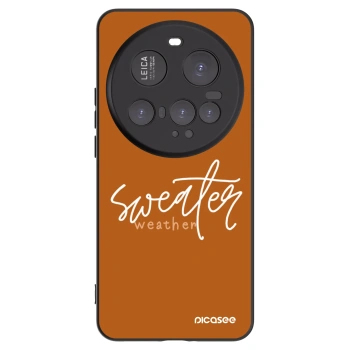 Picasee silikonowe czarne etui na Xiaomi 15 Ultra - Sweater weather