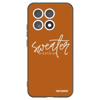 Picasee silikonowe czarne etui na Xiaomi 15T - Sweater weather