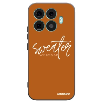 Picasee silikonowe czarne etui na Xiaomi 17T - Sweater weather