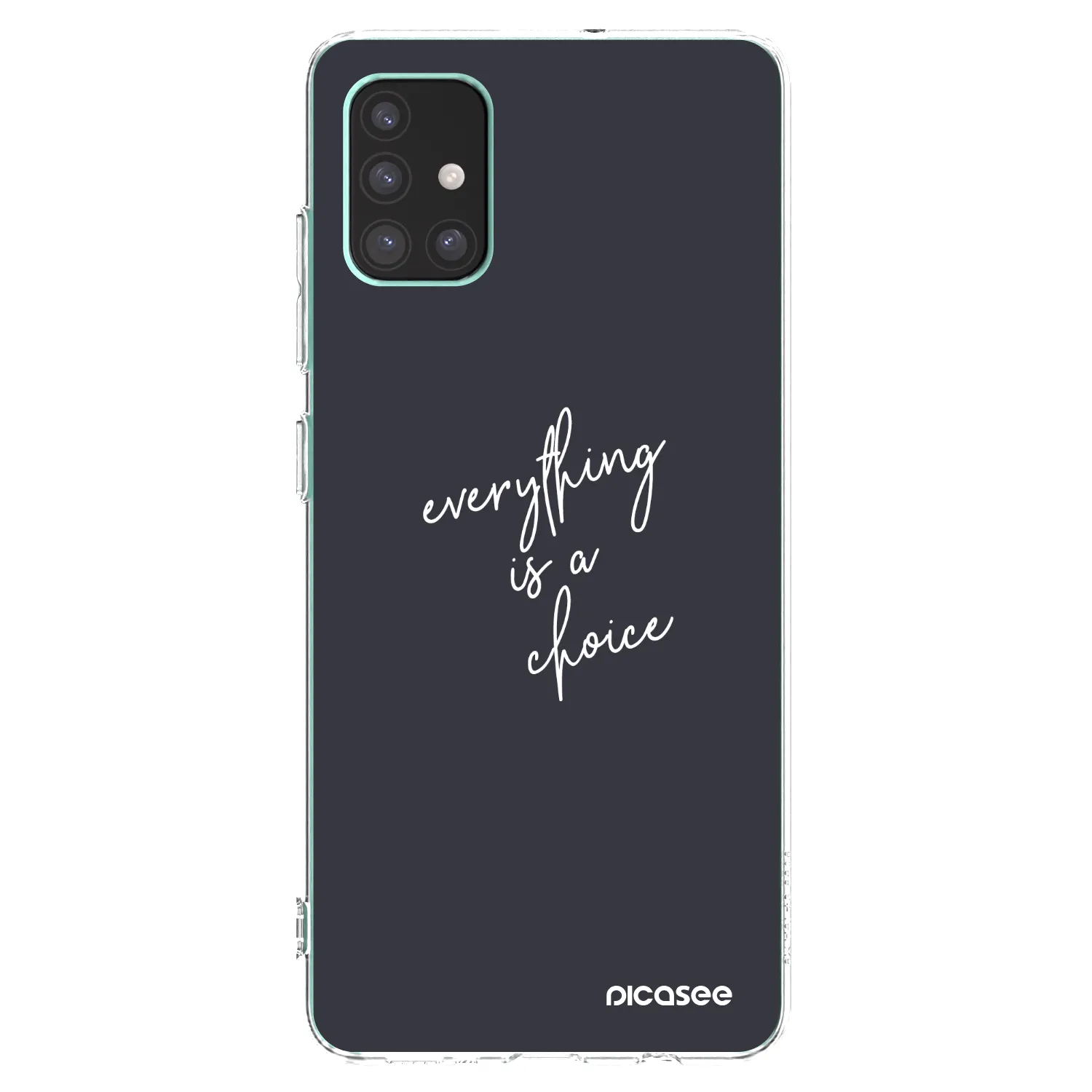 Picasee silikonowe przeźroczyste etui na Samsung Galaxy M51 M515F - Everything is a choice