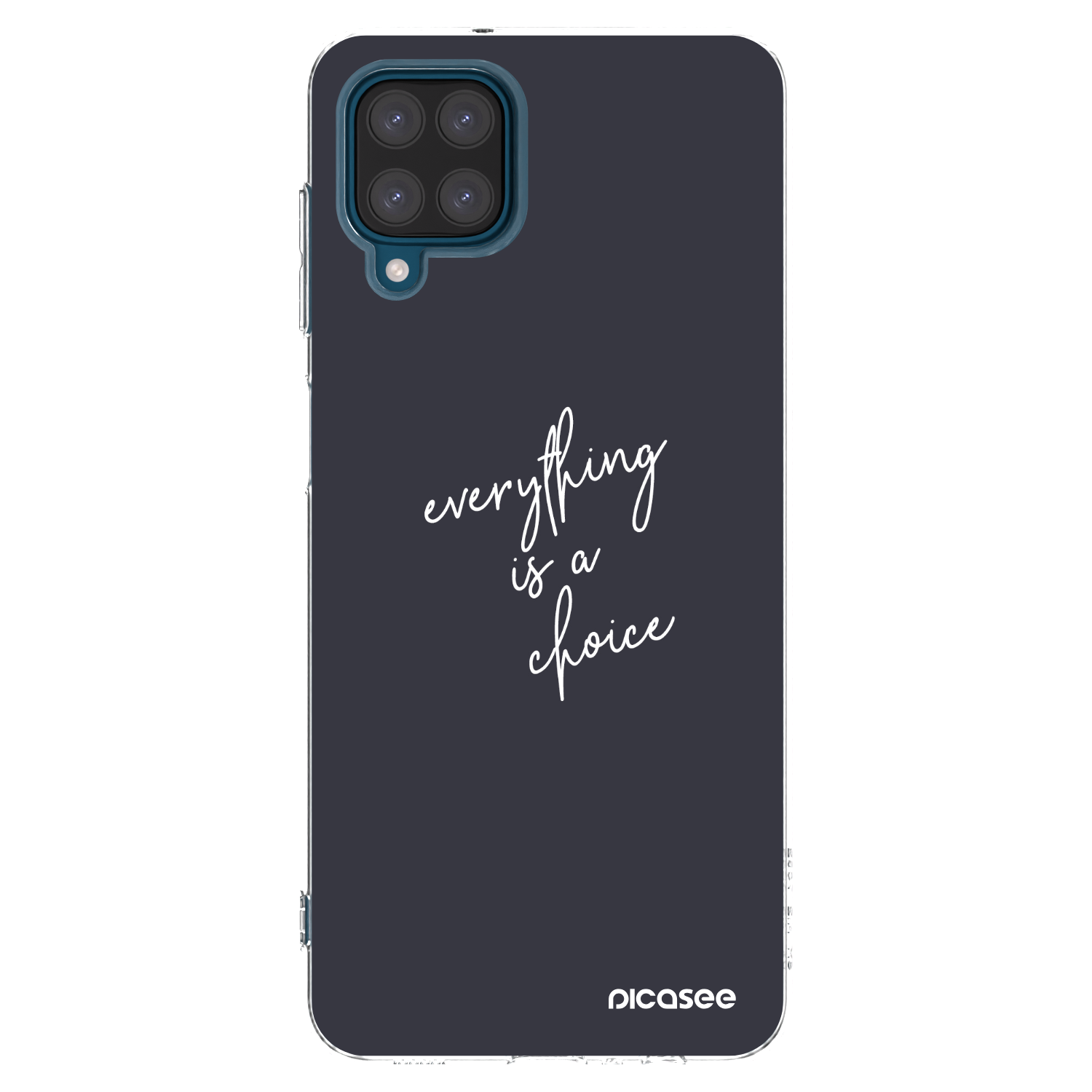 Picasee silikonowe przeźroczyste etui na Samsung Galaxy A12 A125F - Everything is a choice