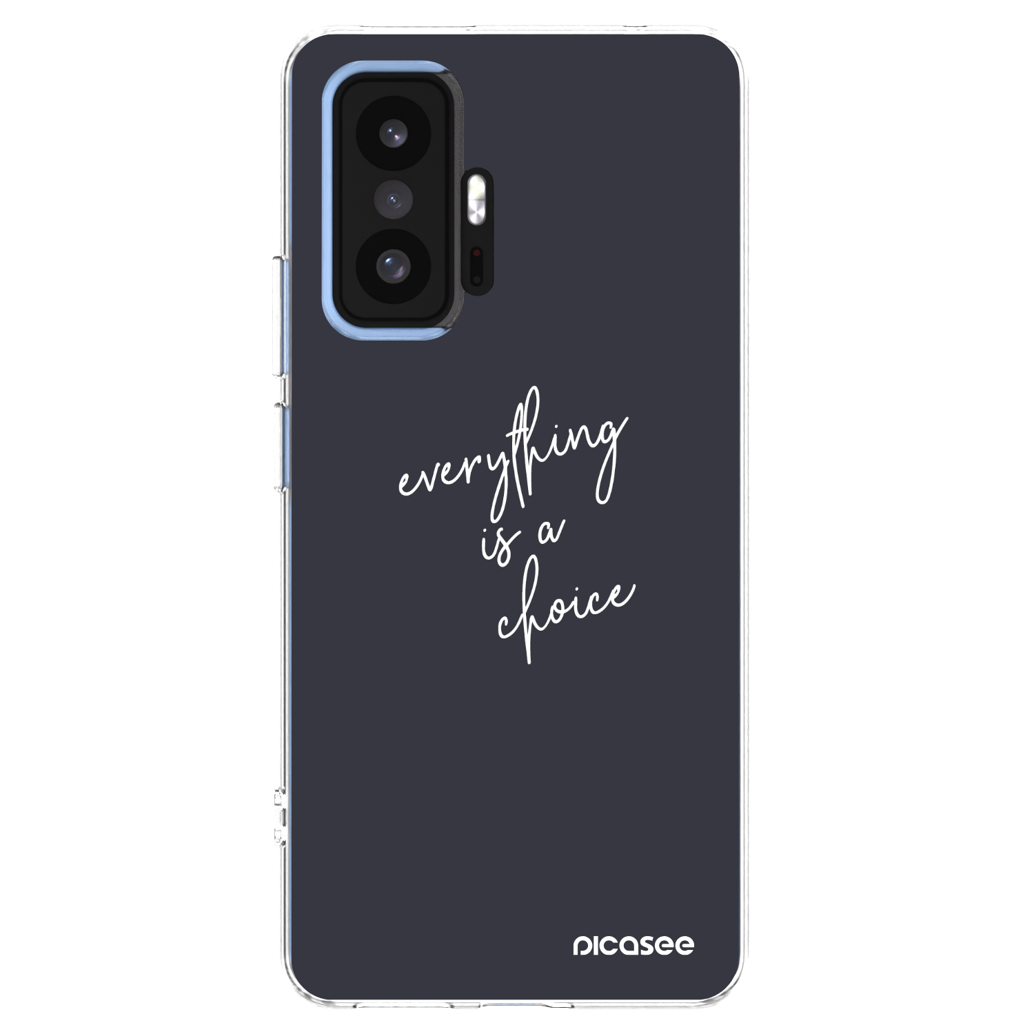 Picasee silikonowe przeźroczyste etui na Xiaomi 11T - Everything is a choice