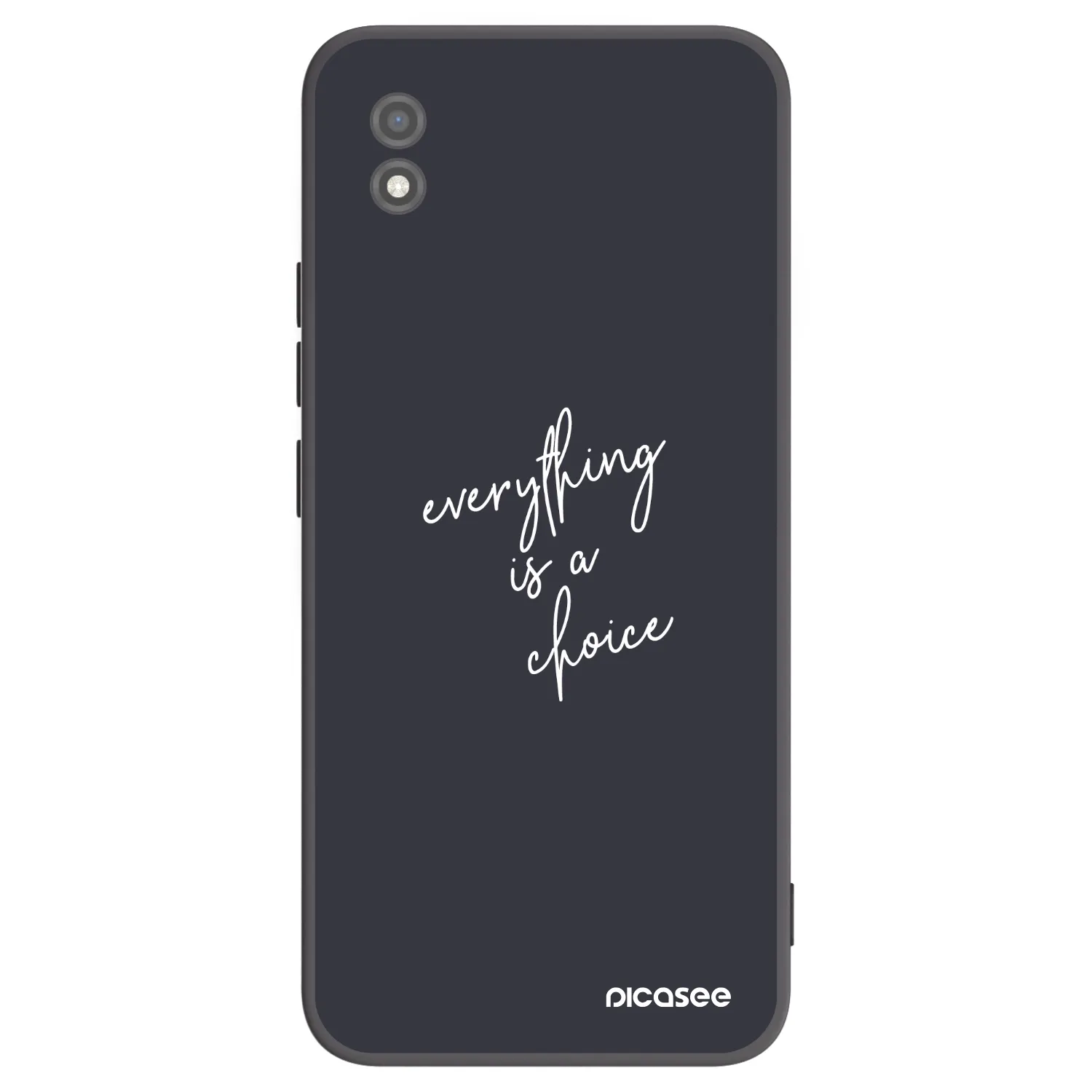 Picasee silikonowe czarne etui na Realme C11 (2021) - Everything is a choice