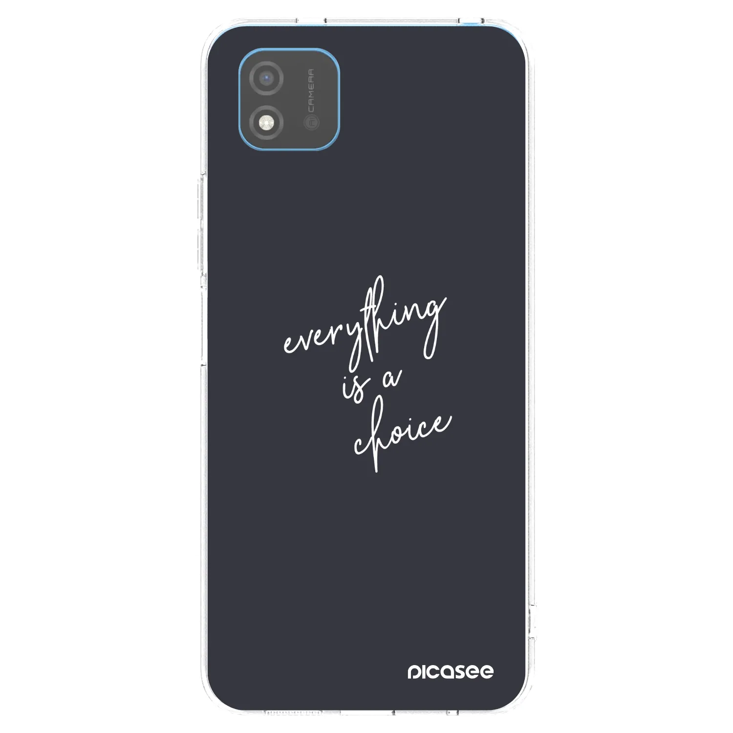 Picasee silikonowe przeźroczyste etui na Realme C11 (2021) - Everything is a choice