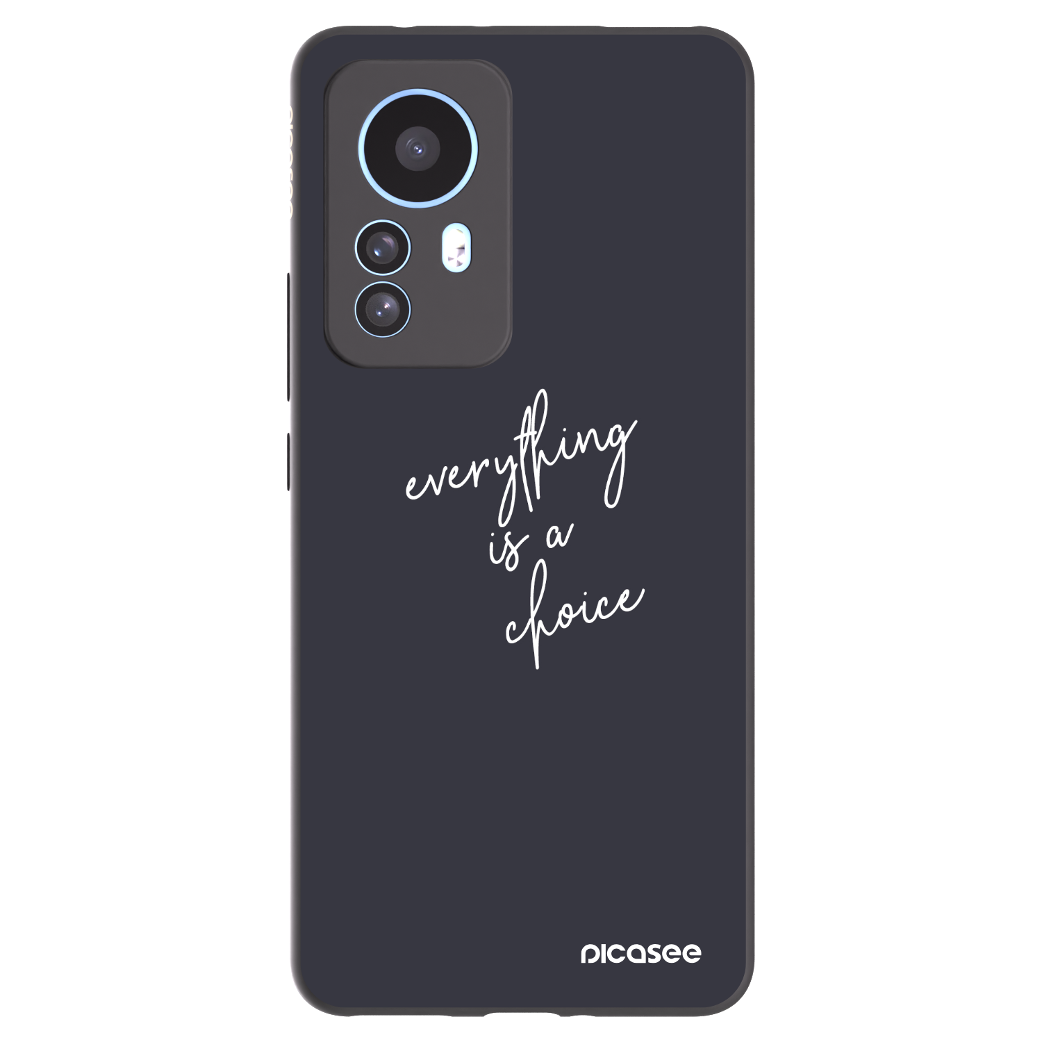 Picasee silikonowe czarne etui na Xiaomi 12T Pro - Everything is a choice