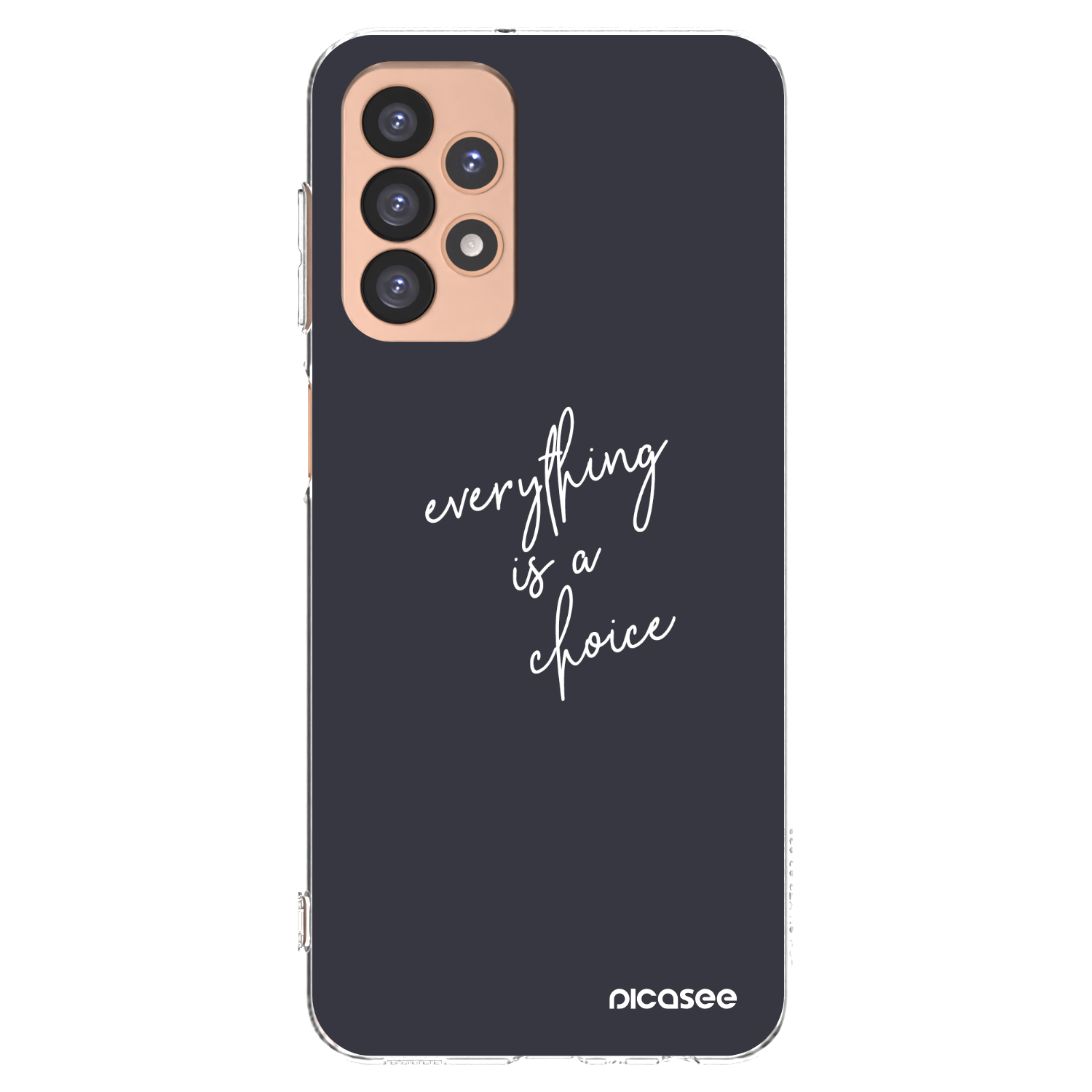 Picasee silikonowe przeźroczyste etui na Samsung Galaxy A23 A236B 5G - Everything is a choice