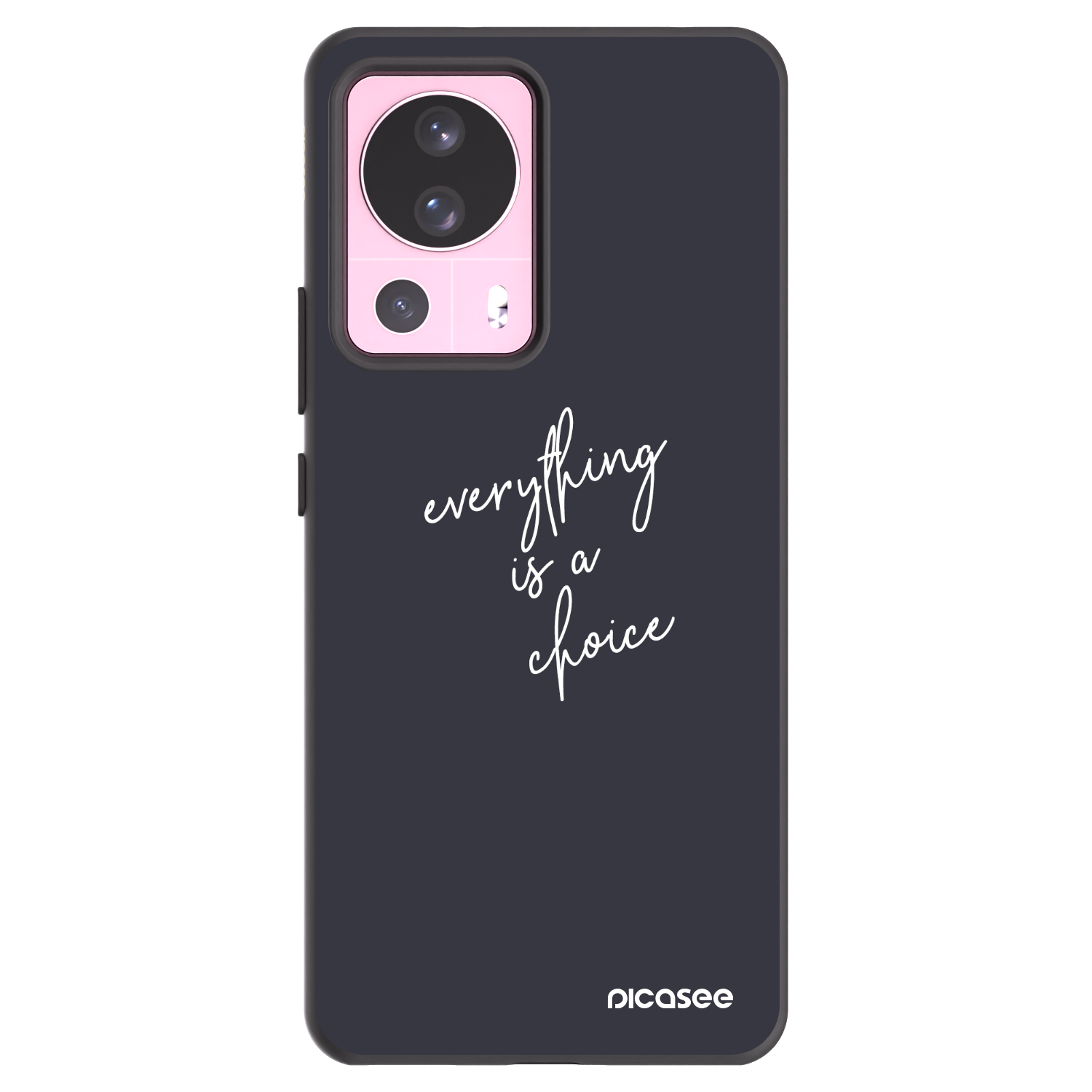 Picasee silikonowe czarne etui na Xiaomi 13 Lite - Everything is a choice