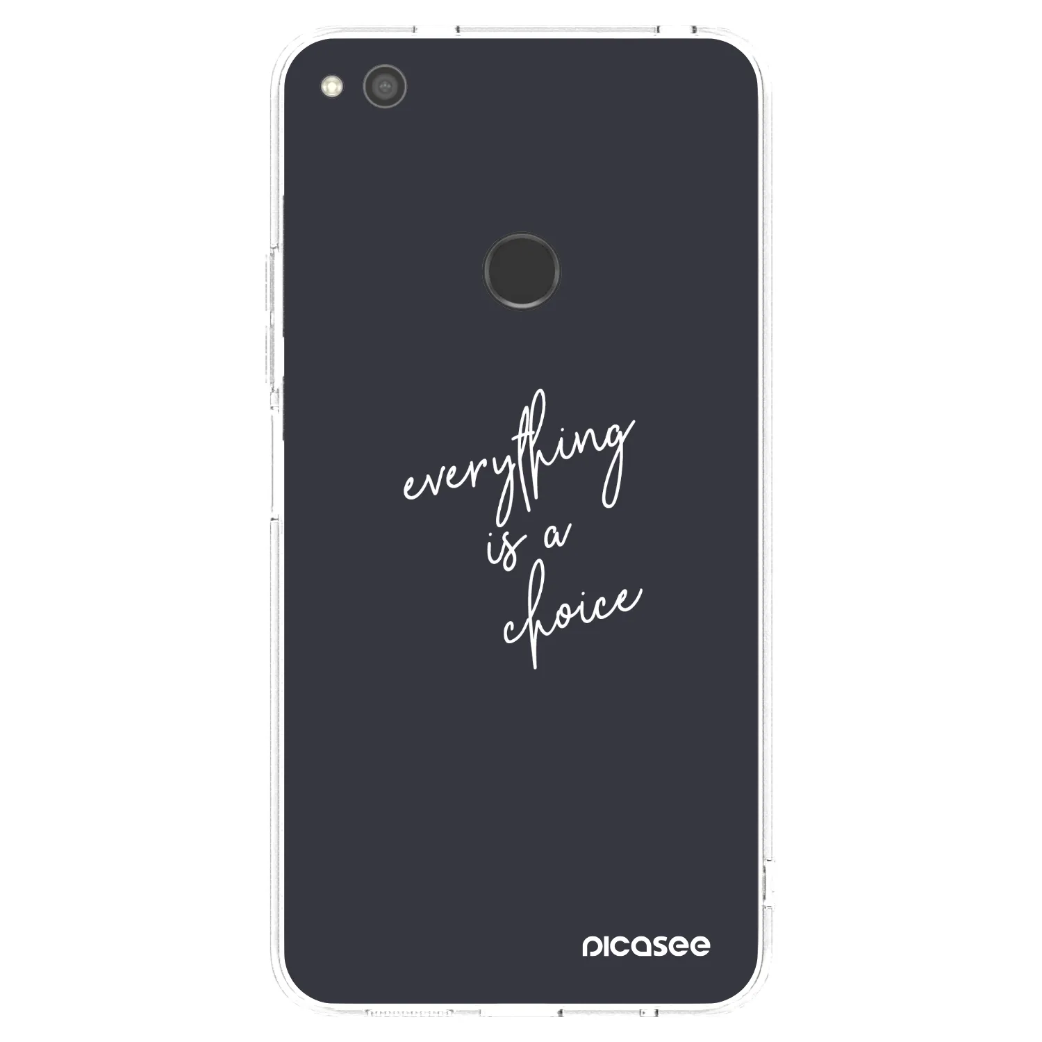 Picasee silikonowe przeźroczyste etui na Huawei P9 Lite 2017 - Everything is a choice