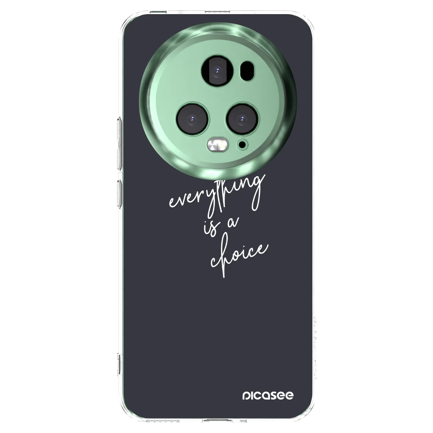 Picasee silikonowe przeźroczyste etui na Honor Magic5 Pro - Everything is a choice