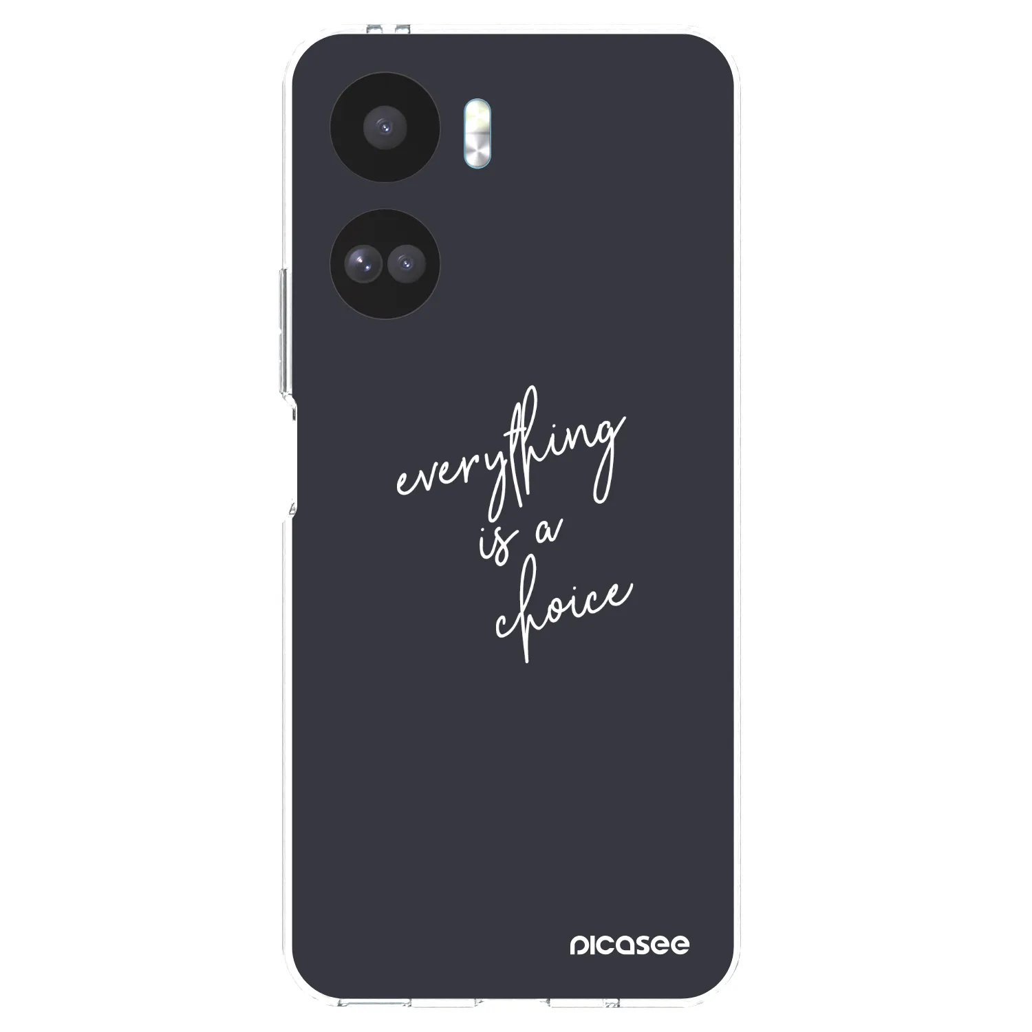 Picasee silikonowe przeźroczyste etui na Honor 90 Lite 5G - Everything is a choice