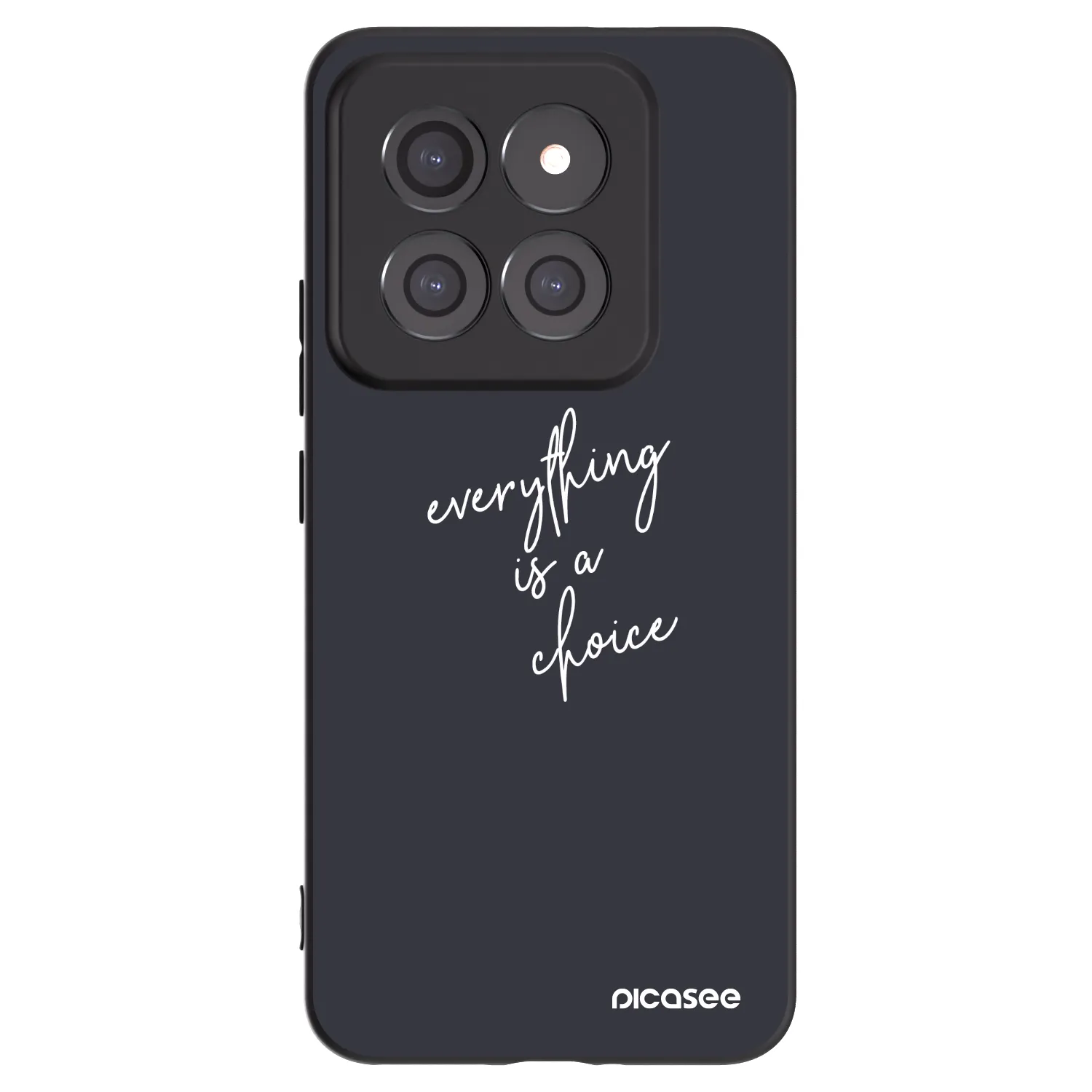 Picasee silikonowe czarne etui na Xiaomi 14 Pro - Everything is a choice
