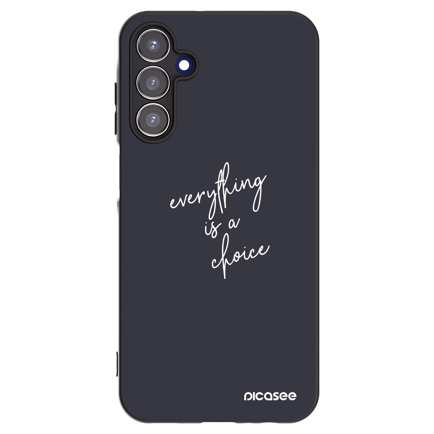Picasee silikonowe czarne etui na Samsung Galaxy A15 A156B 5G - Everything is a choice