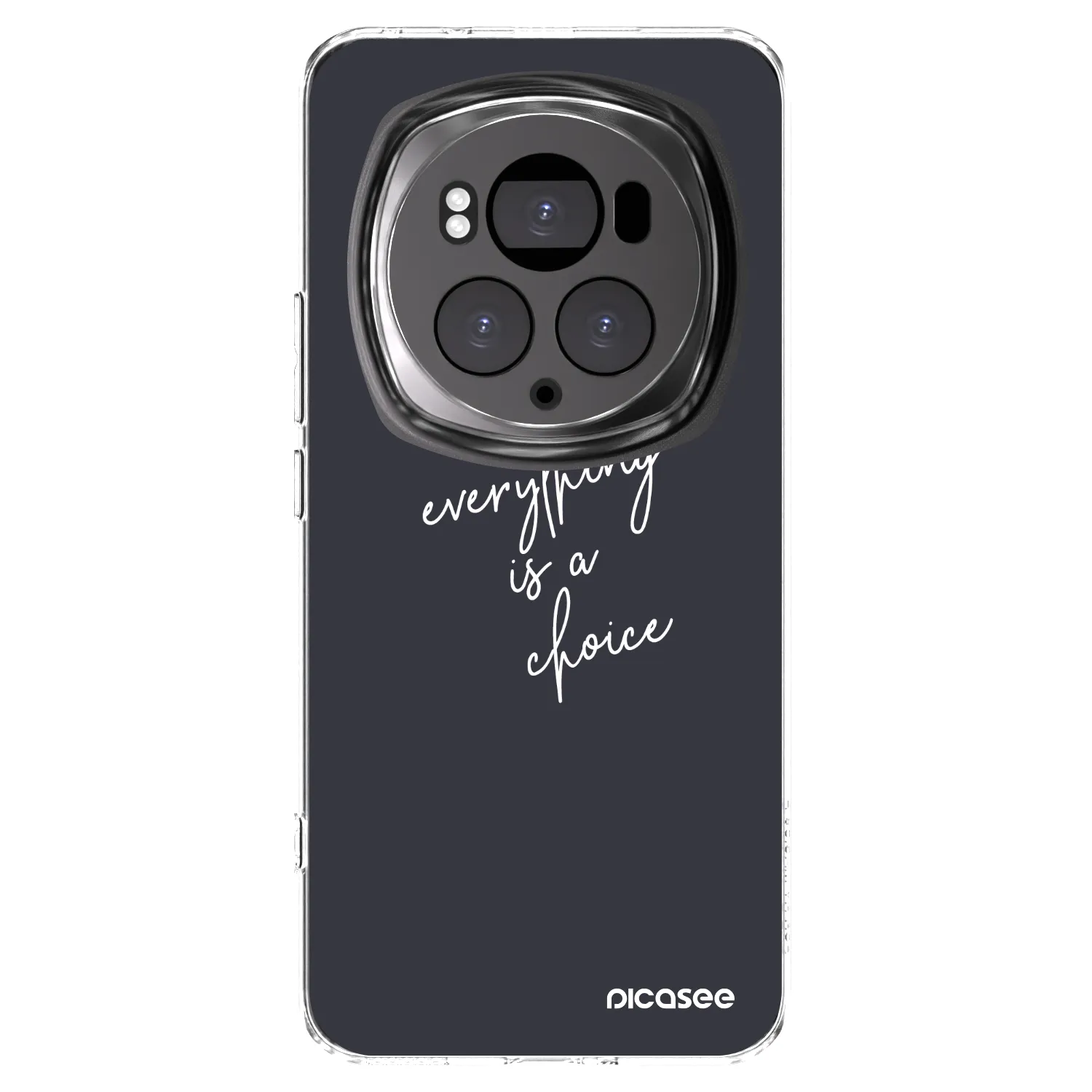 Picasee silikonowe przeźroczyste etui na Honor Magic6 Pro - Everything is a choice