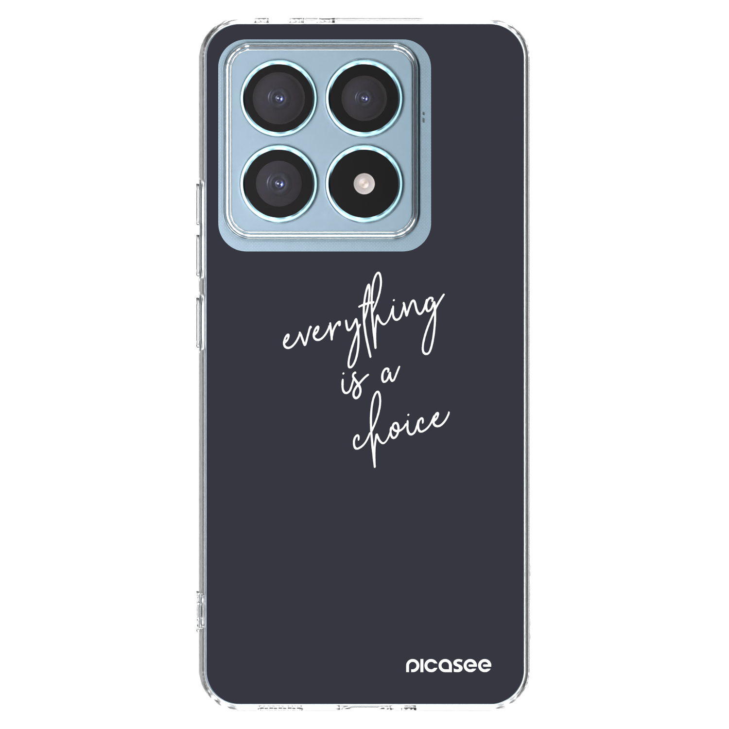 Picasee silikonowe przeźroczyste etui na Xiaomi 14T Pro - Everything is a choice