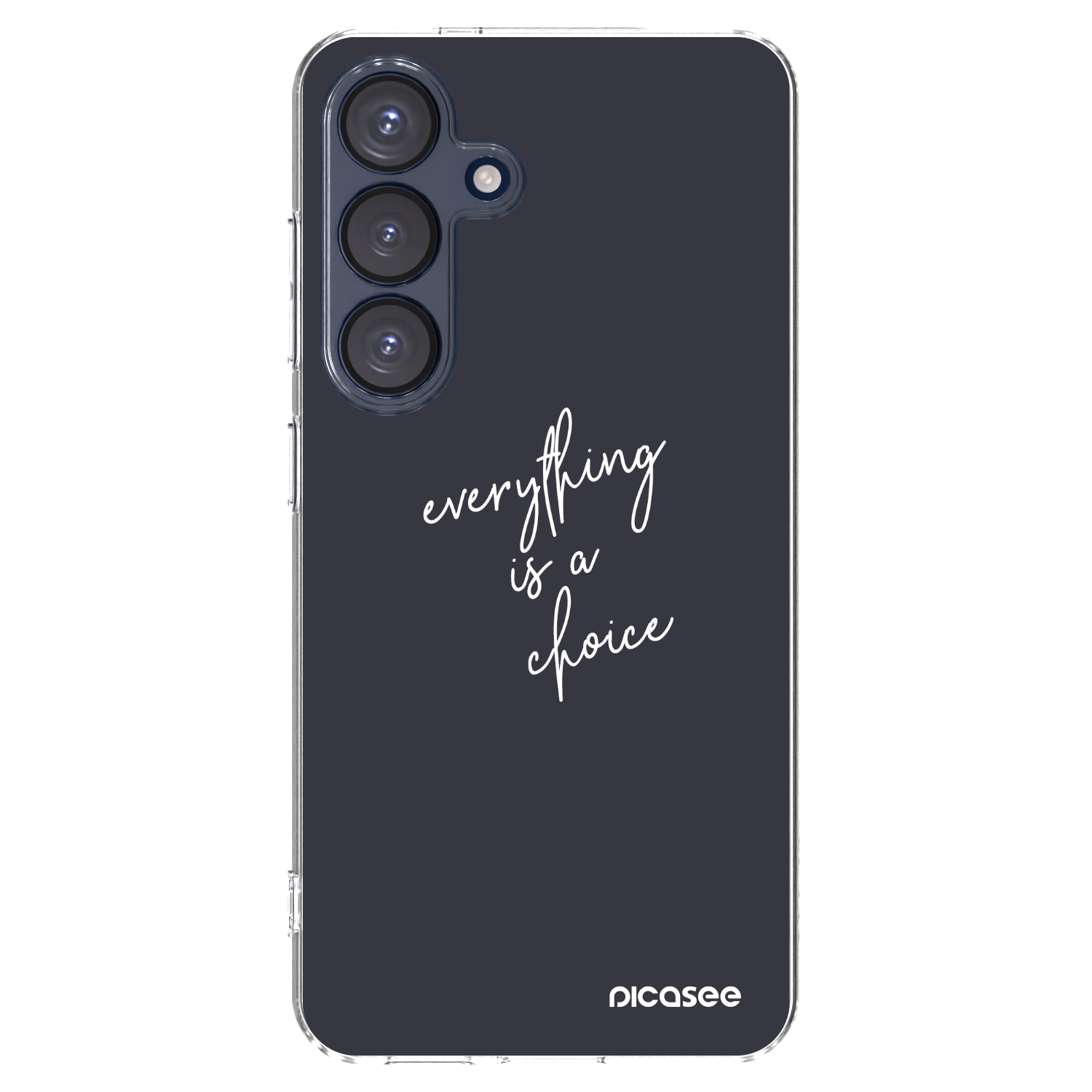 Picasee silikonowe przeźroczyste etui na Samsung Galaxy S25 5G - Everything is a choice