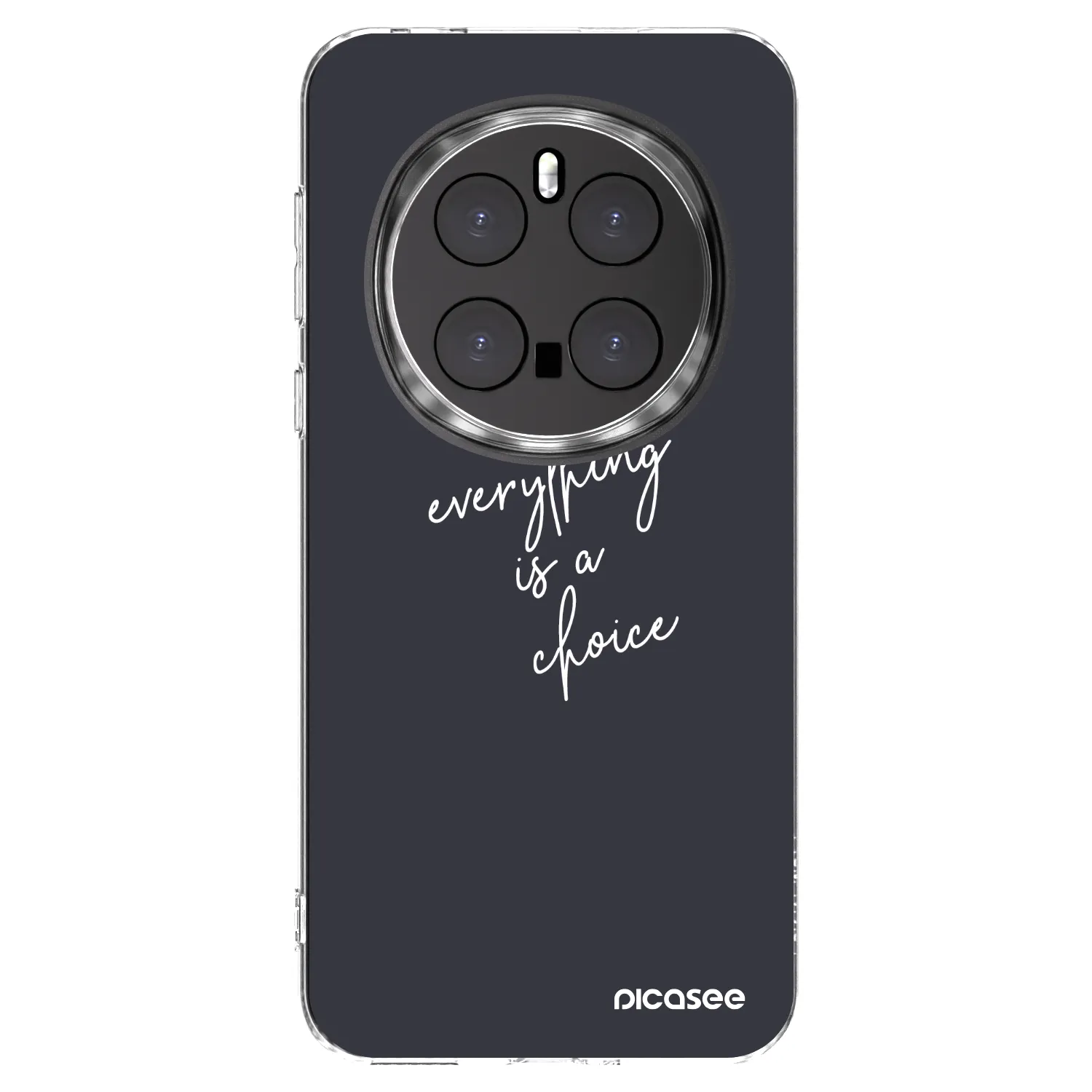 Picasee silikonowe przeźroczyste etui na Honor Magic7 Pro 5G - Everything is a choice