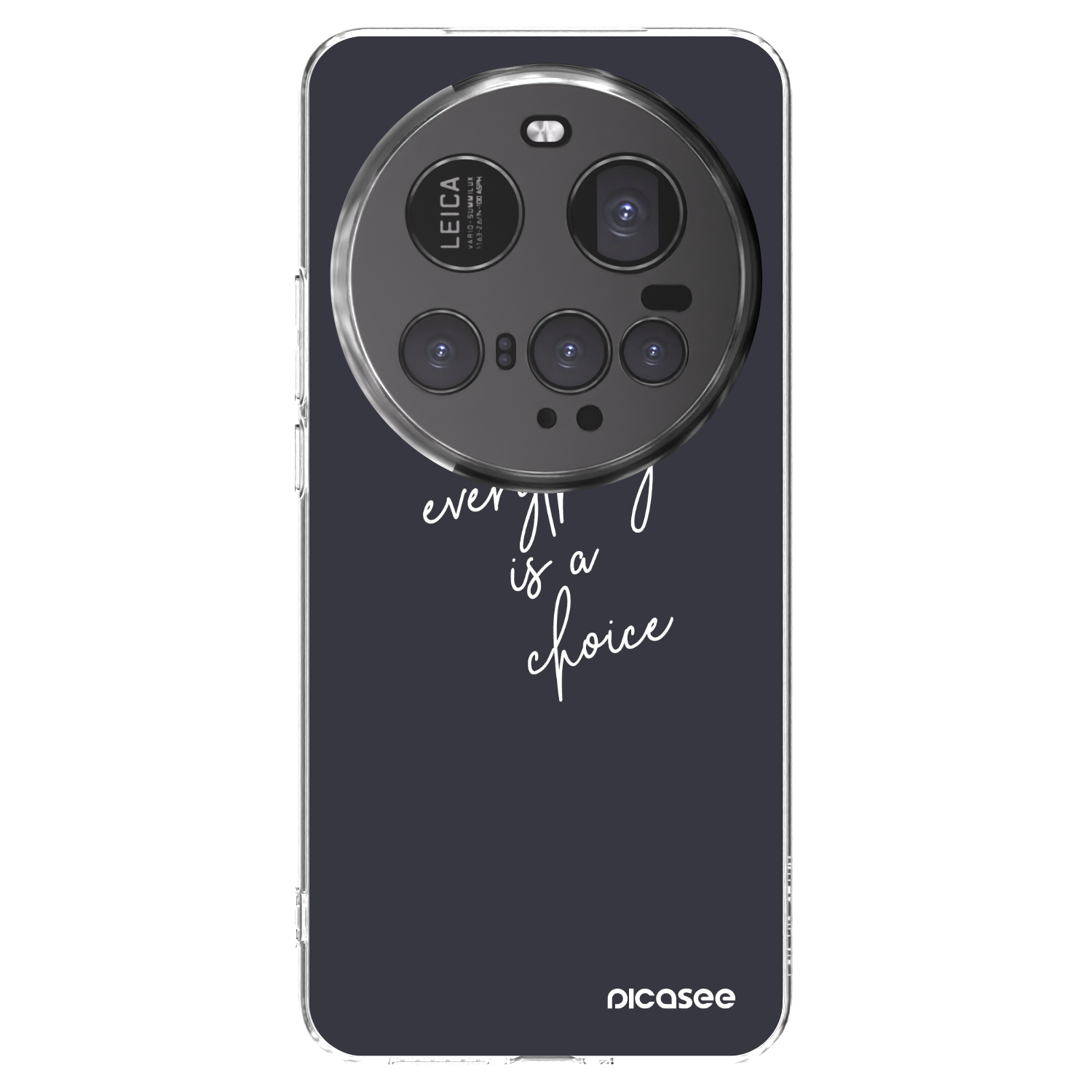 Picasee silikonowe przeźroczyste etui na Xiaomi 15 Ultra - Everything is a choice