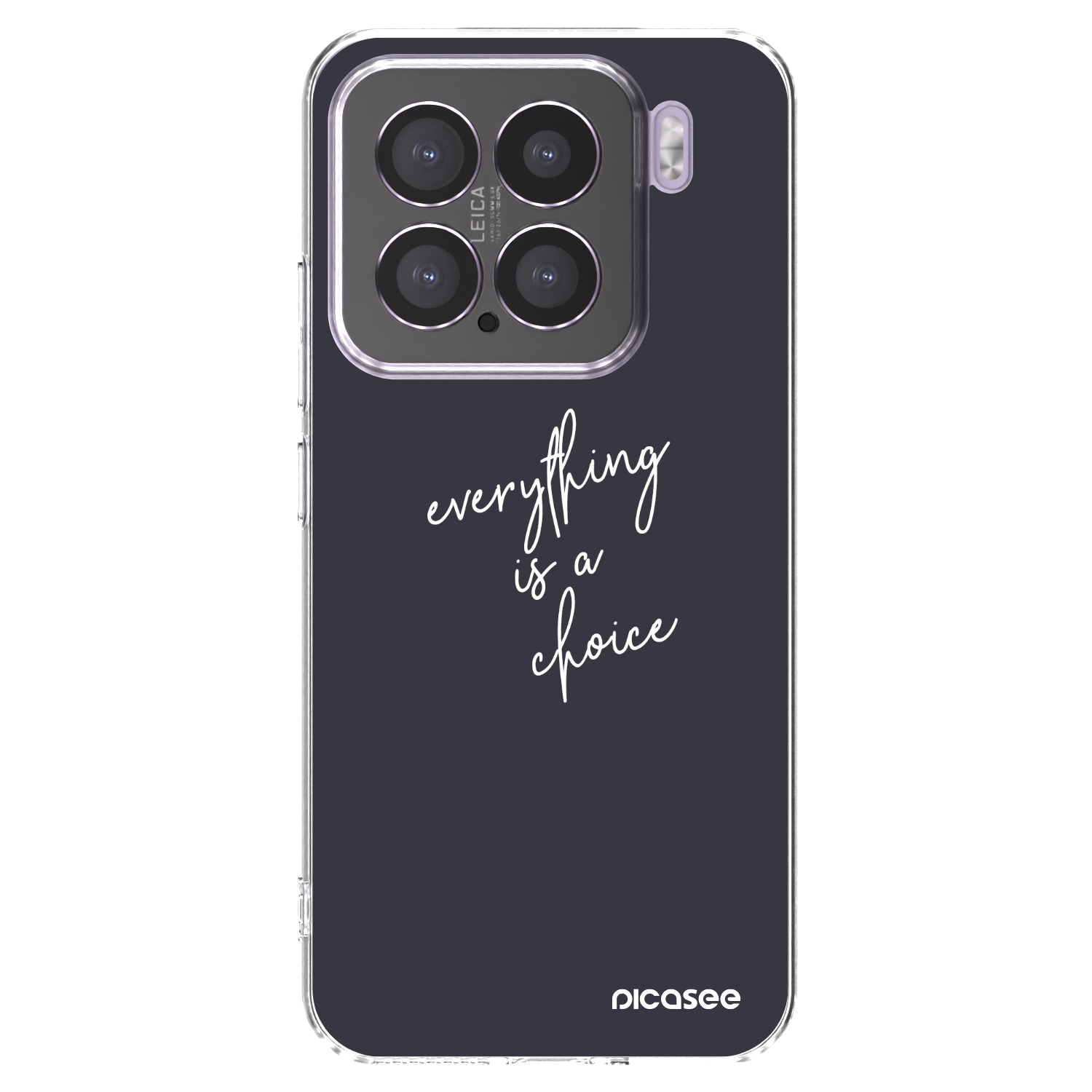 Picasee silikonowe przeźroczyste etui na Xiaomi 15 - Everything is a choice