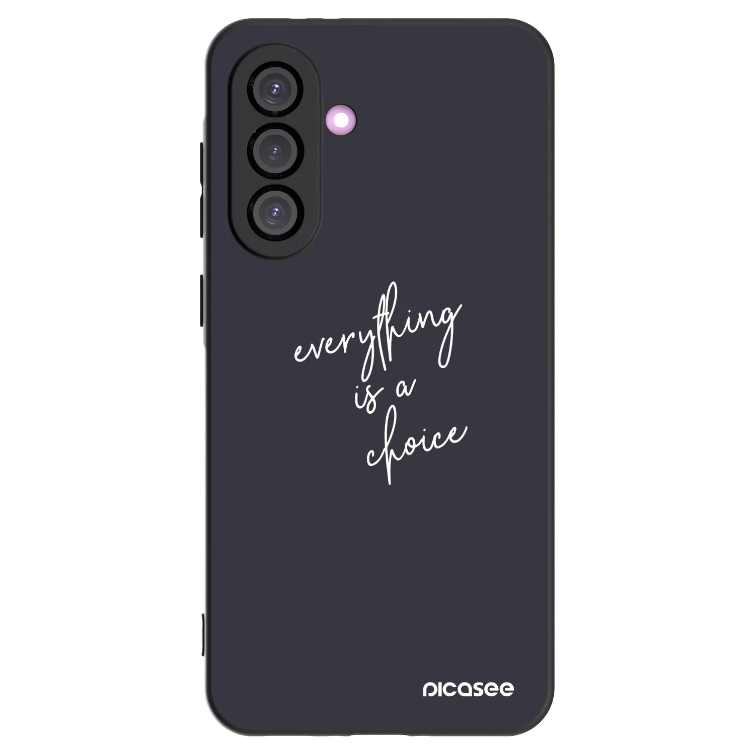 Picasee silikonowe czarne etui na Samsung Galaxy A56 5G A566B - Everything is a choice