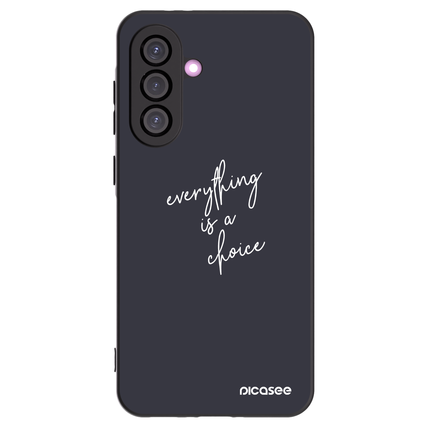 Picasee silikonowe czarne etui na Samsung Galaxy A36 5G - Everything is a choice