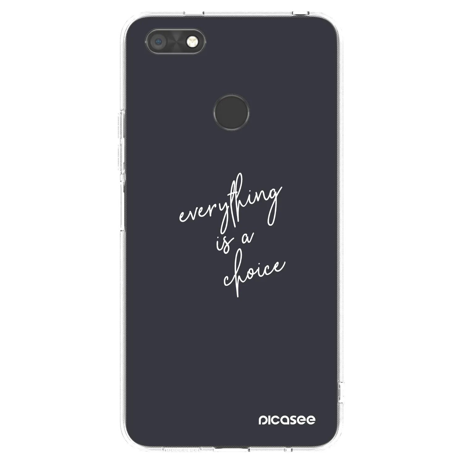 Picasee silikonowe przeźroczyste etui na Huawei P9 Lite Mini - Everything is a choice