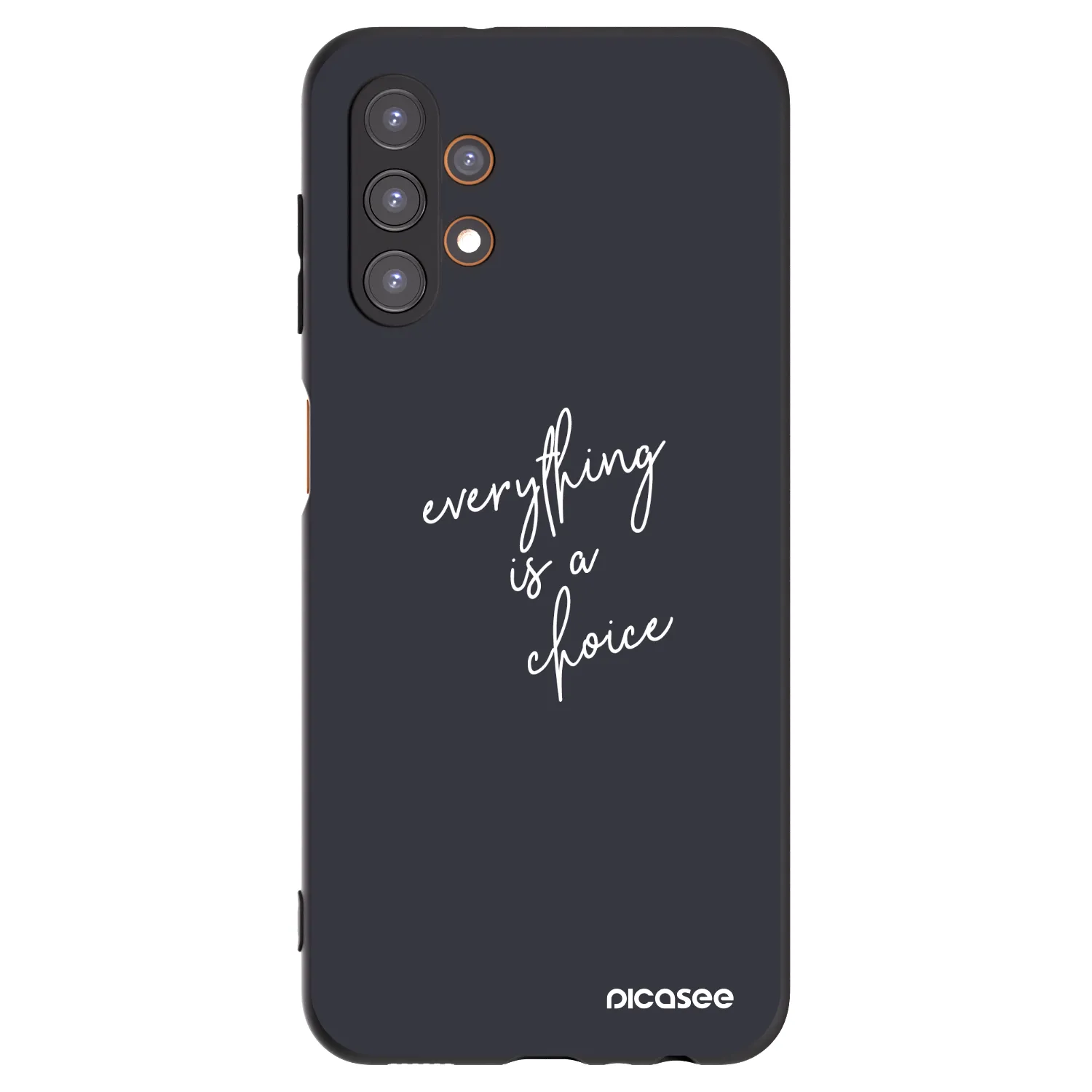 Picasee silikonowe czarne etui na Samsung Galaxy A13 5G - Everything is a choice