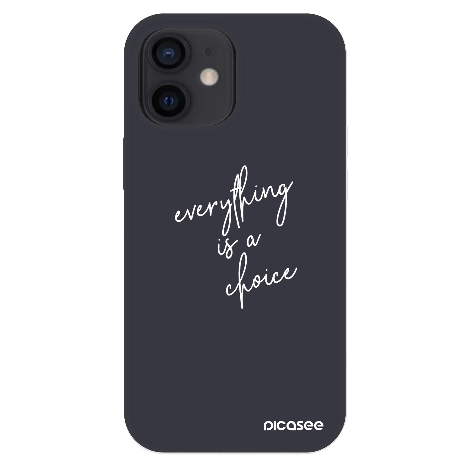 Picasee Fashion Case na Apple iPhone 12 mini - Everything is a choice