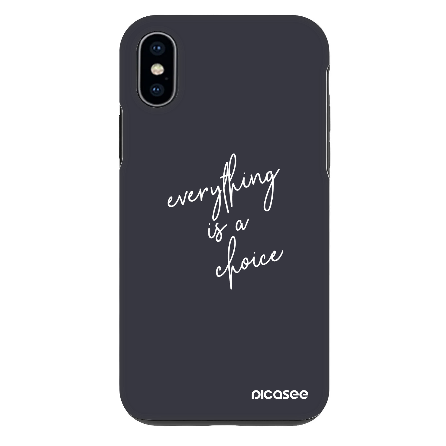 Picasee Fashion Case na Apple iPhone X/XS - Everything is a choice