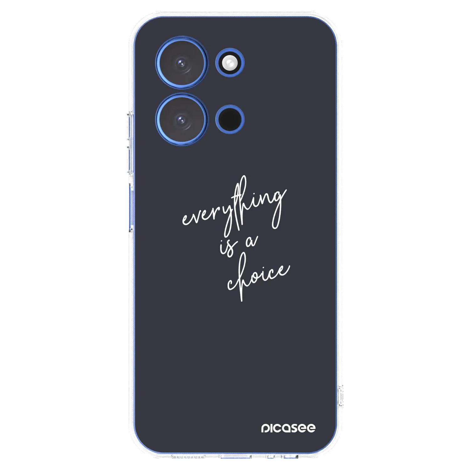 Picasee silikonowe przeźroczyste etui na Xiaomi Redmi 15C 4G - Everything is a choice