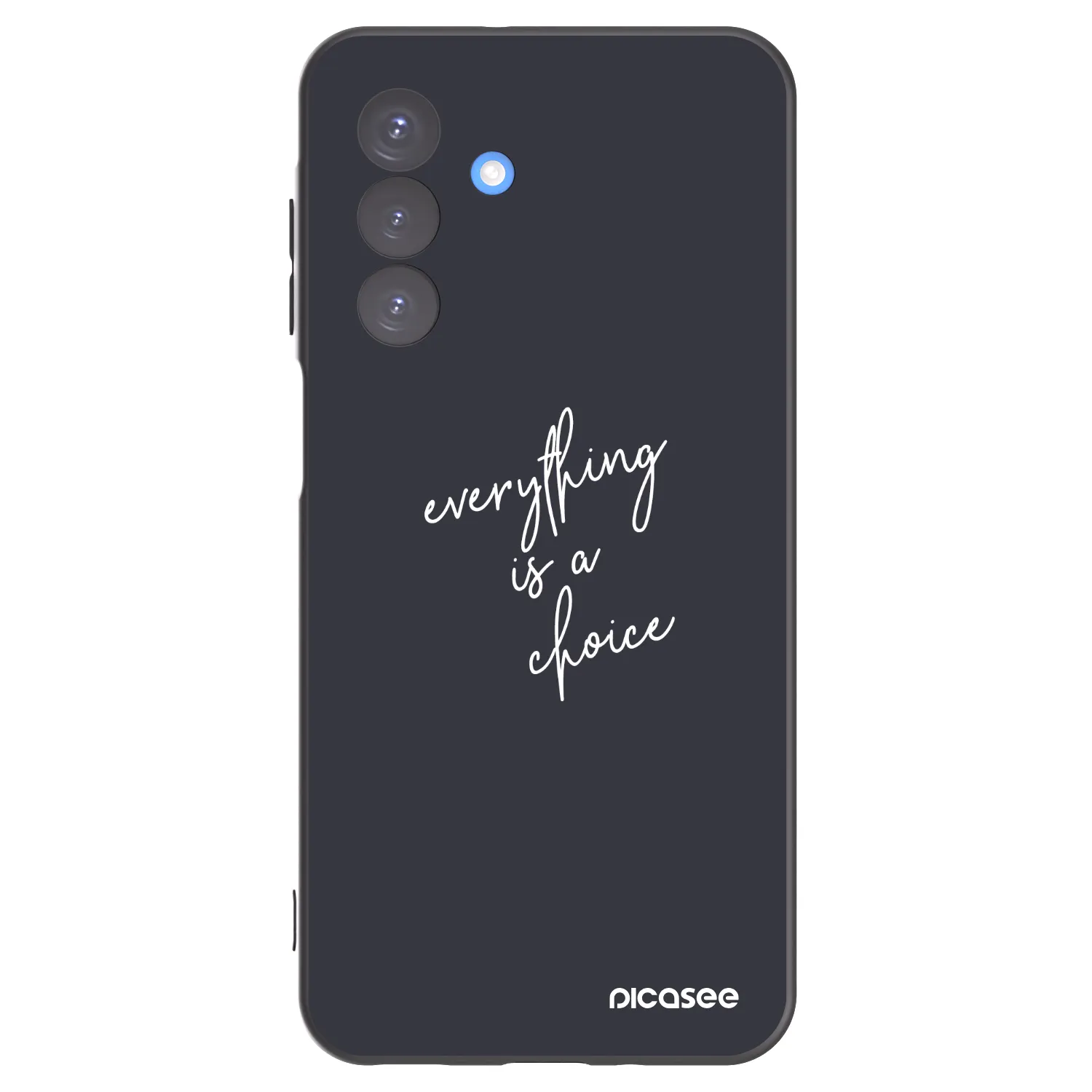 Picasee silikonowe czarne etui na Samsung Galaxy A17 5G - Everything is a choice