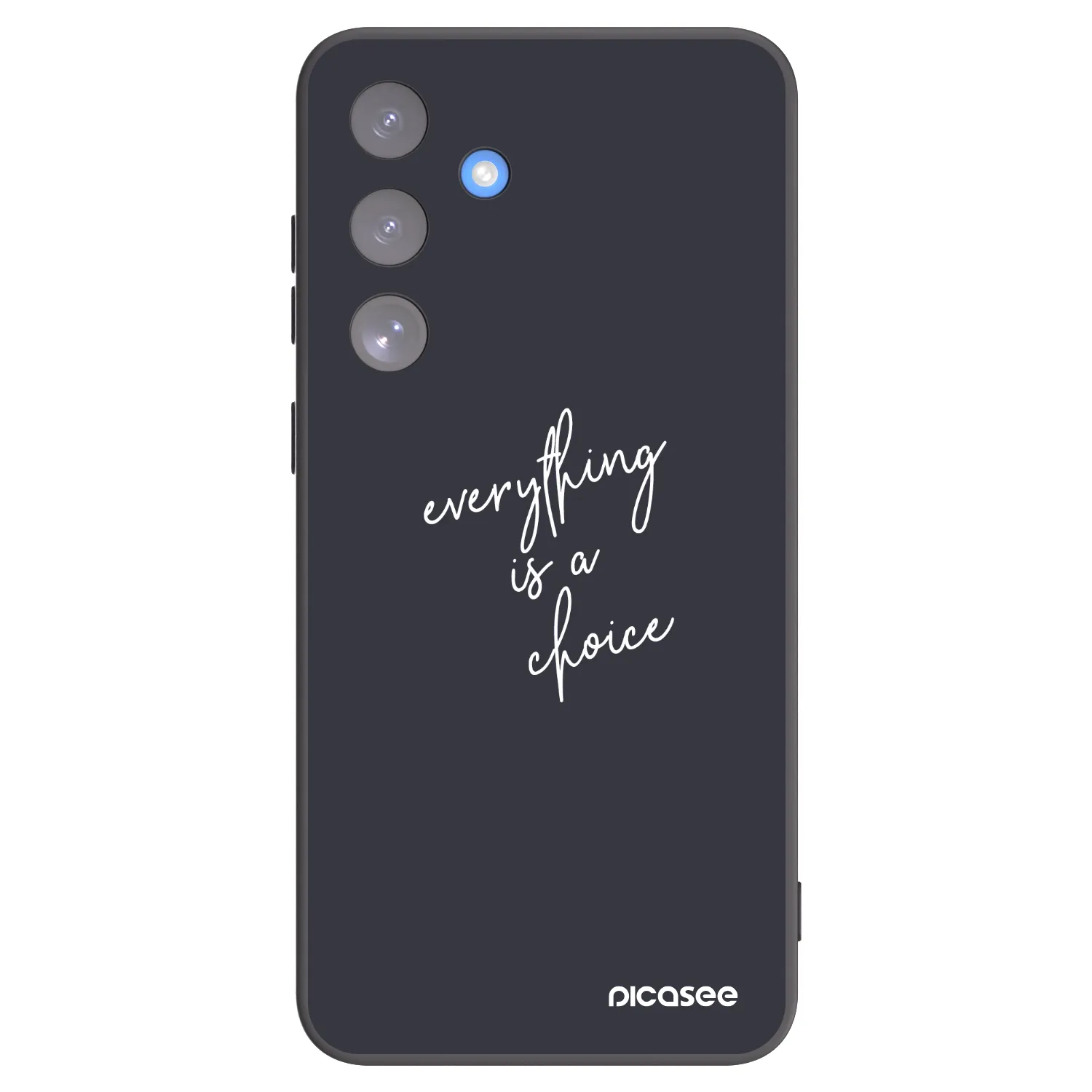 Picasee silikonowe czarne etui na Samsung Galaxy S25 FE 5G - Everything is a choice