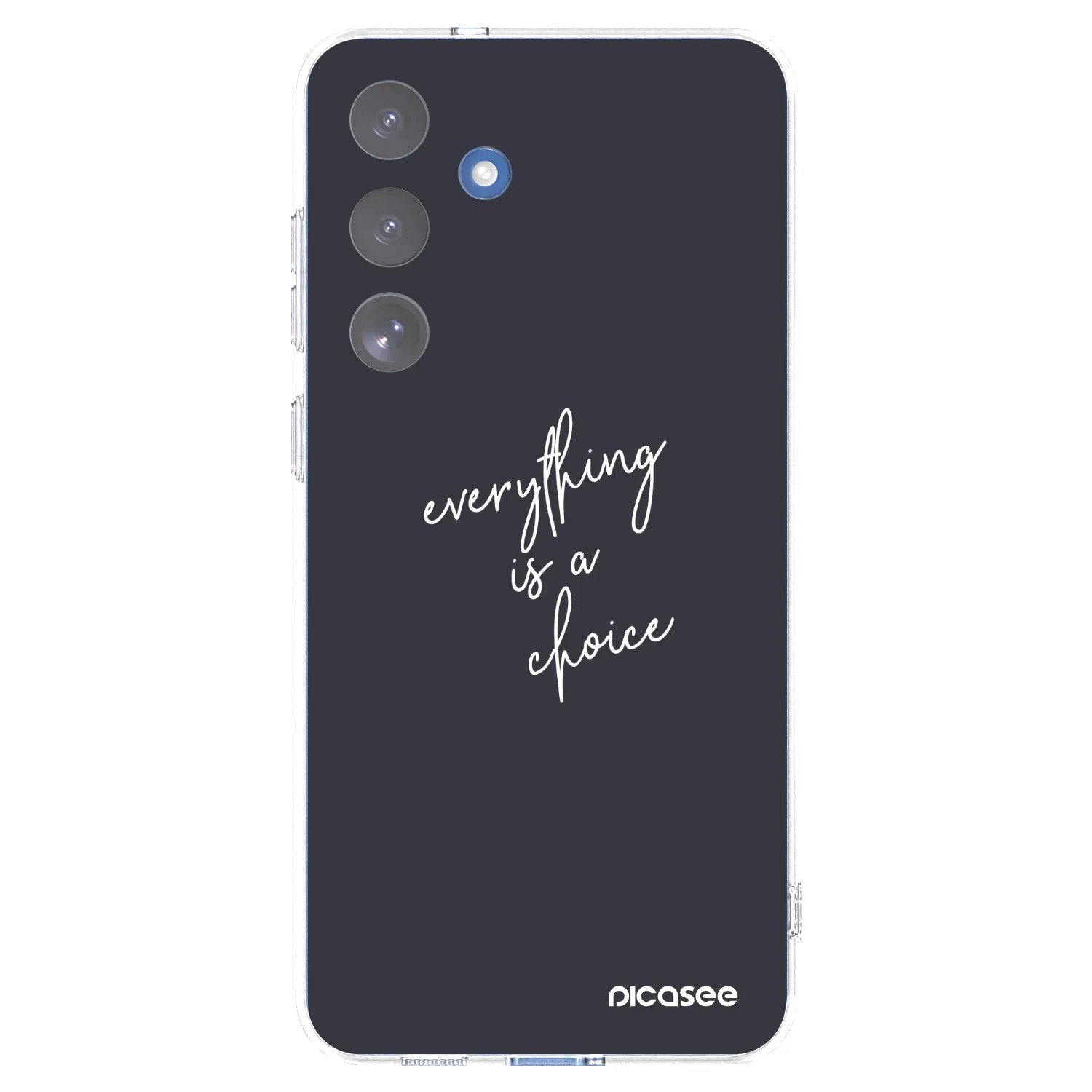Picasee silikonowe przeźroczyste etui na Samsung Galaxy S25 FE 5G - Everything is a choice
