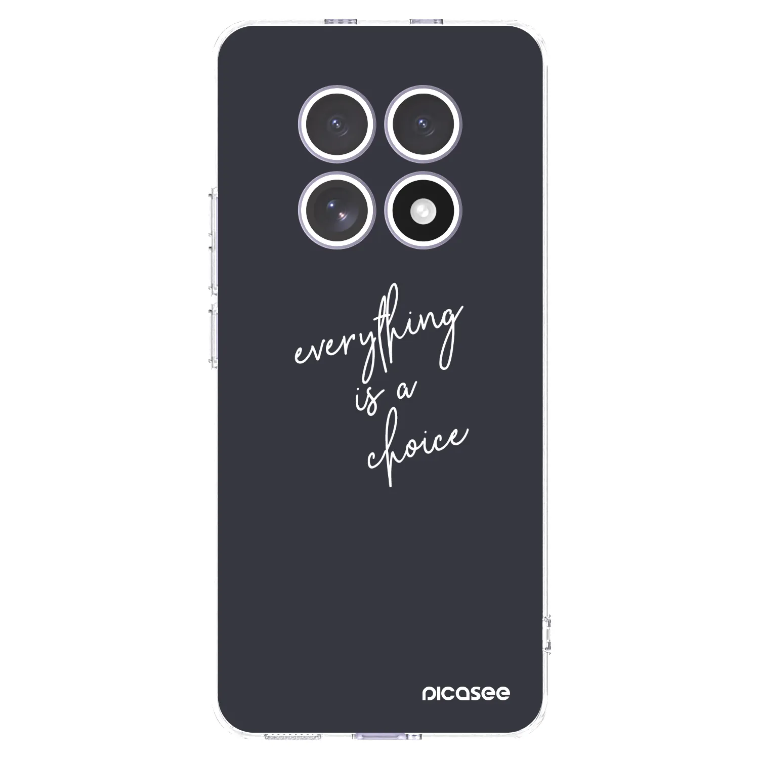 Picasee silikonowe przeźroczyste etui na Xiaomi Redmi Note 15 4G - Everything is a choice