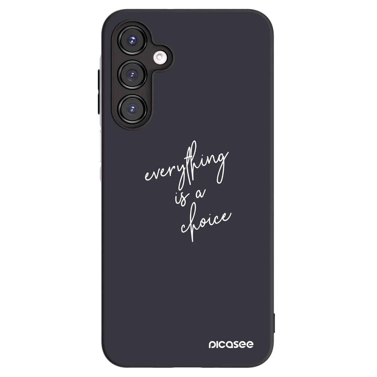 Picasee silikonowe czarne etui na Samsung Galaxy A16 4G - Everything is a choice