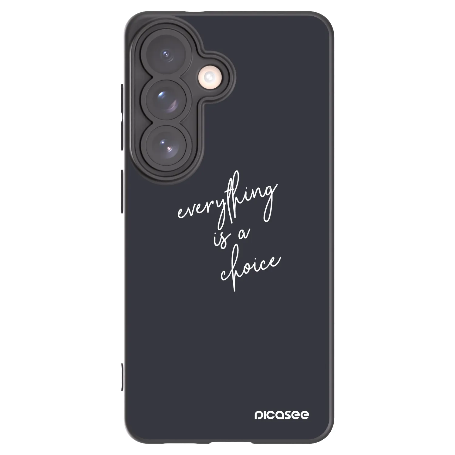 Picasee silikonowe czarne etui na Samsung Galaxy S26 - Everything is a choice