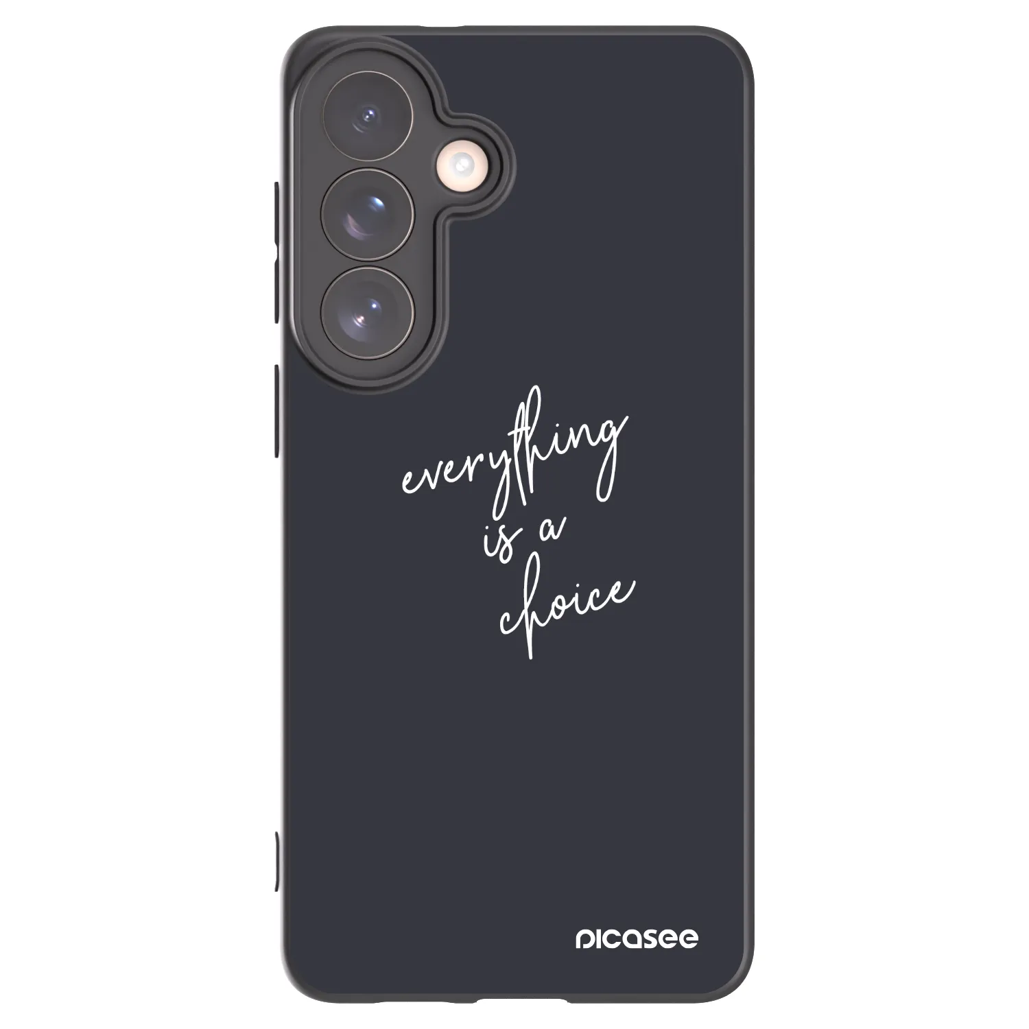 Picasee silikonowe czarne etui na Samsung Galaxy S26+ - Everything is a choice
