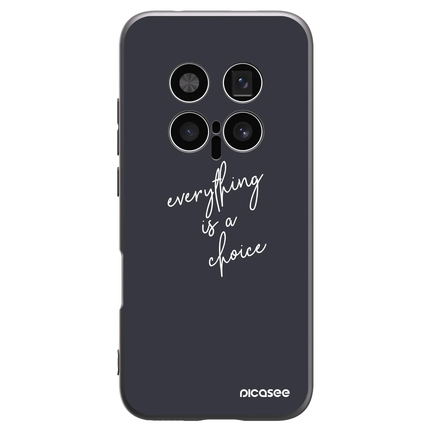 Picasee silikonowe czarne etui na Honor Magic8 Pro 5G - Everything is a choice