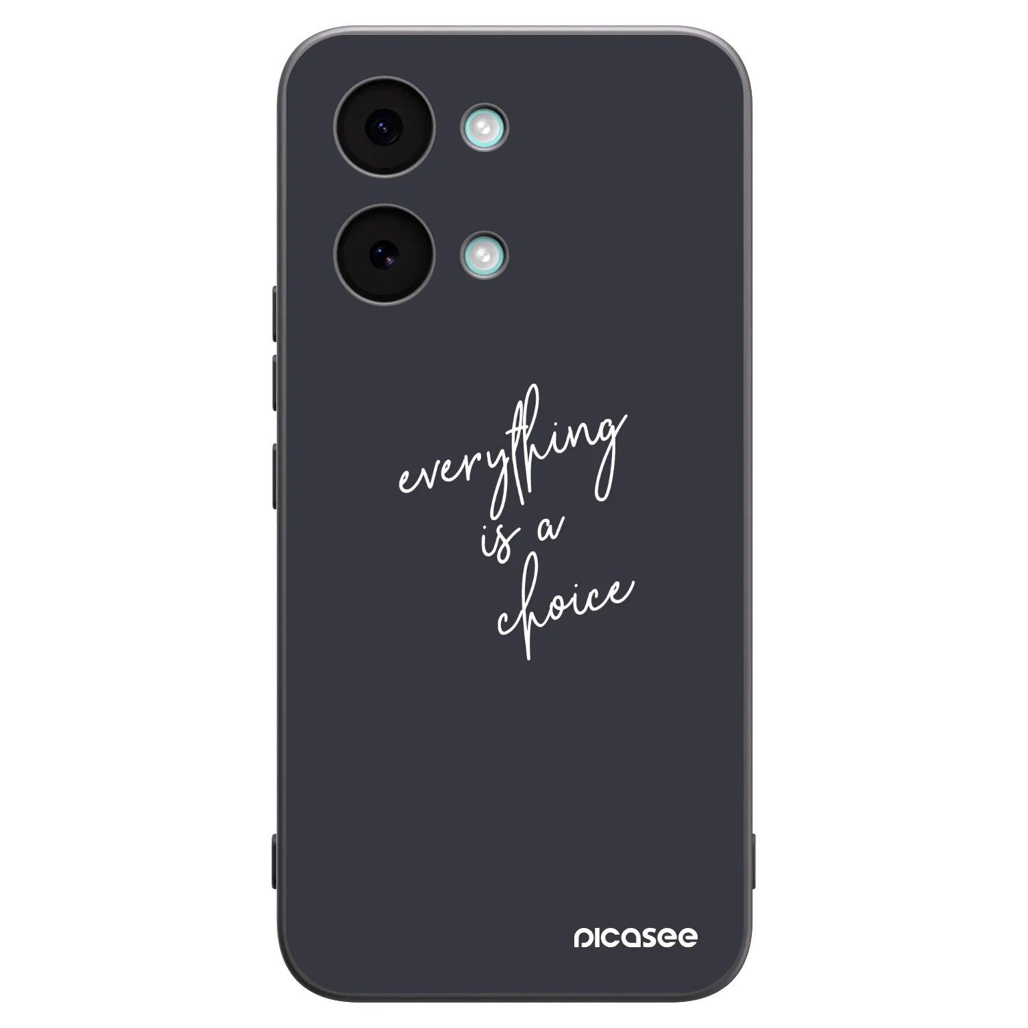 Picasee silikonowe czarne etui na Xiaomi Poco X8 Pro Max - Everything is a choice