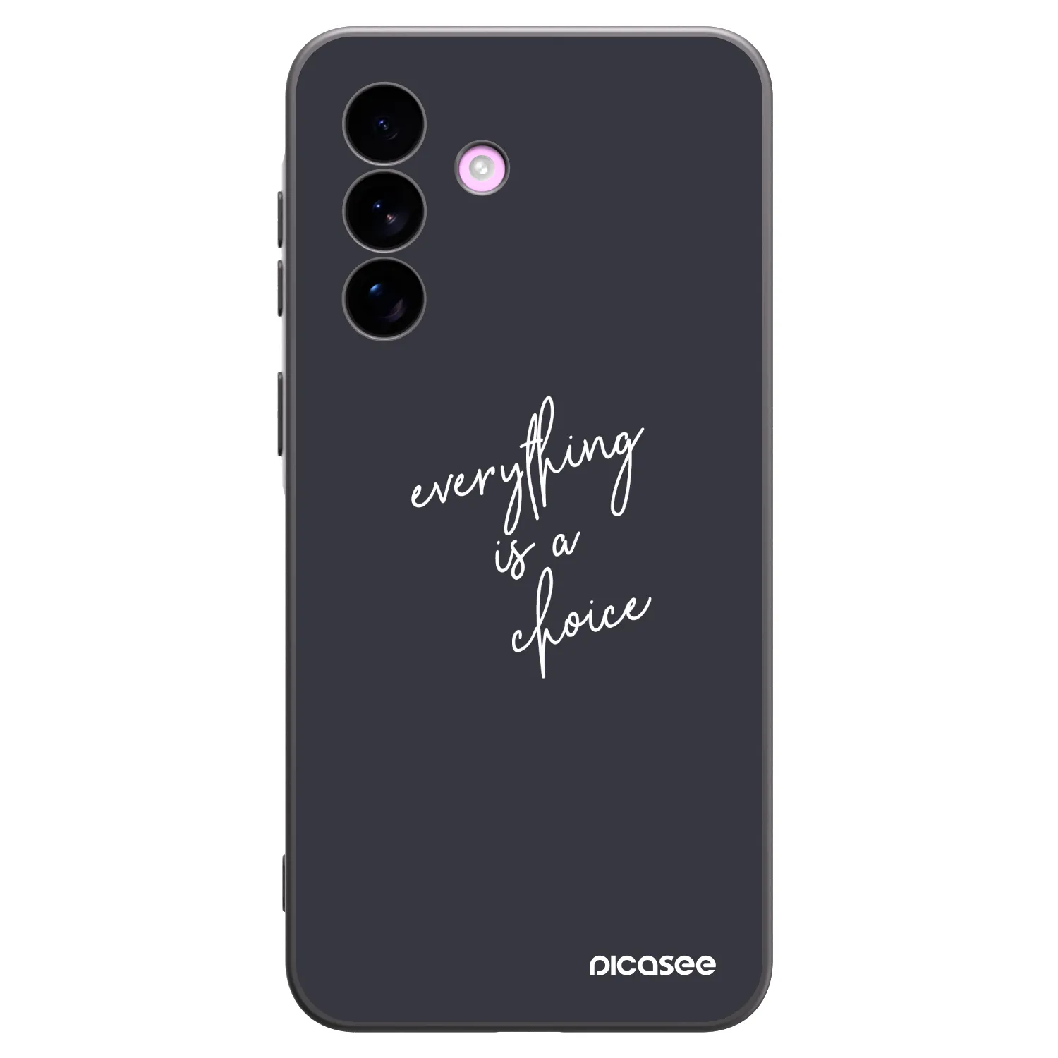 Picasee silikonowe czarne etui na Samsung Galaxy A57 5G - Everything is a choice
