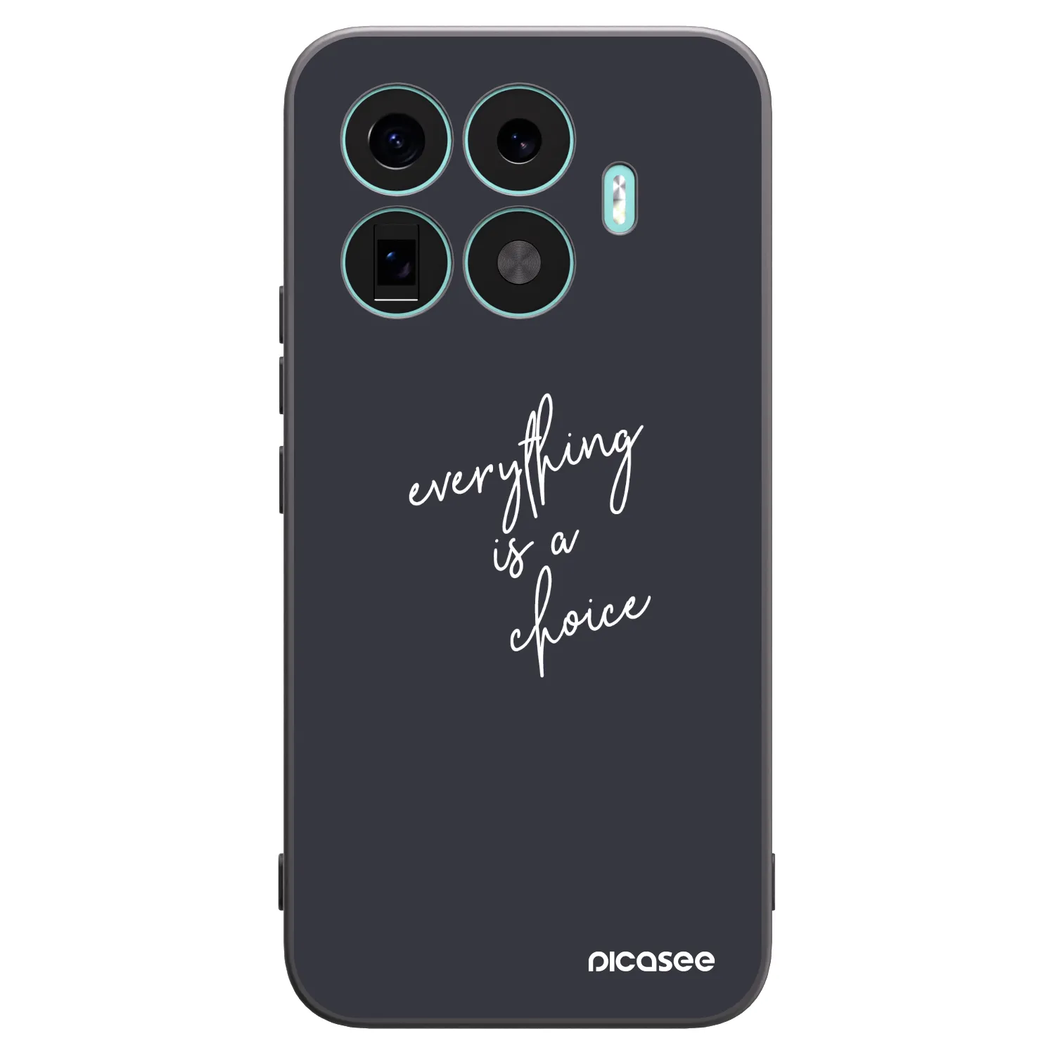 Picasee silikonowe czarne etui na Xiaomi 17T Pro - Everything is a choice