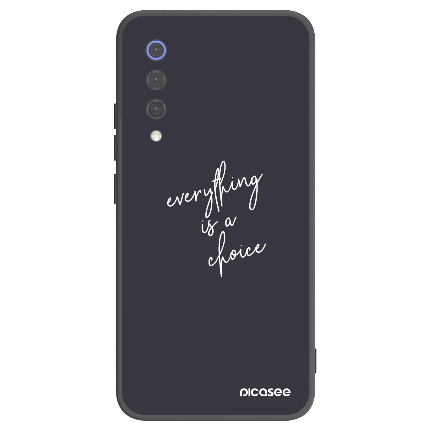 Picasee silikonowe czarne etui na Xiaomi Mi 9 SE - Everything is a choice