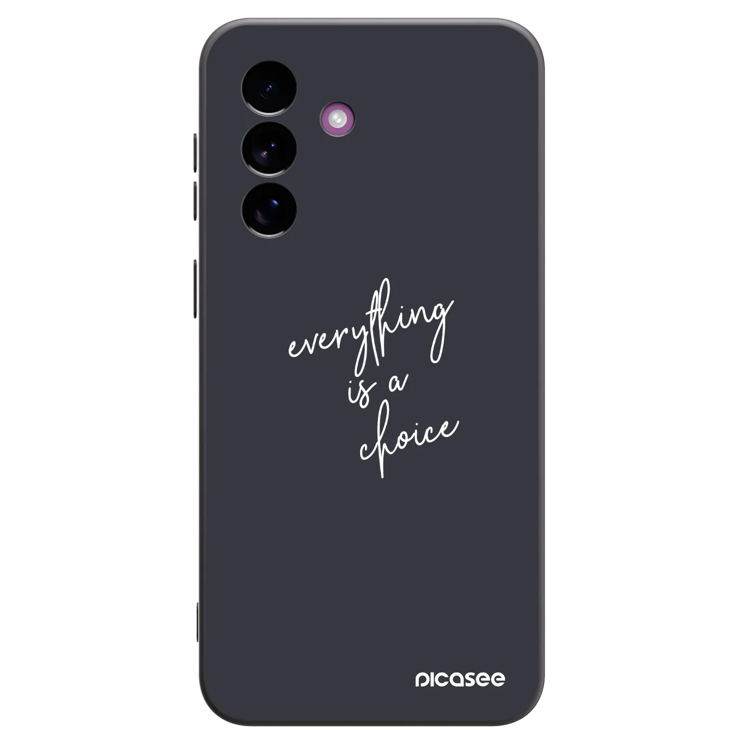 Picasee silikonowe czarne etui na Samsung Galaxy A37 - Everything is a choice