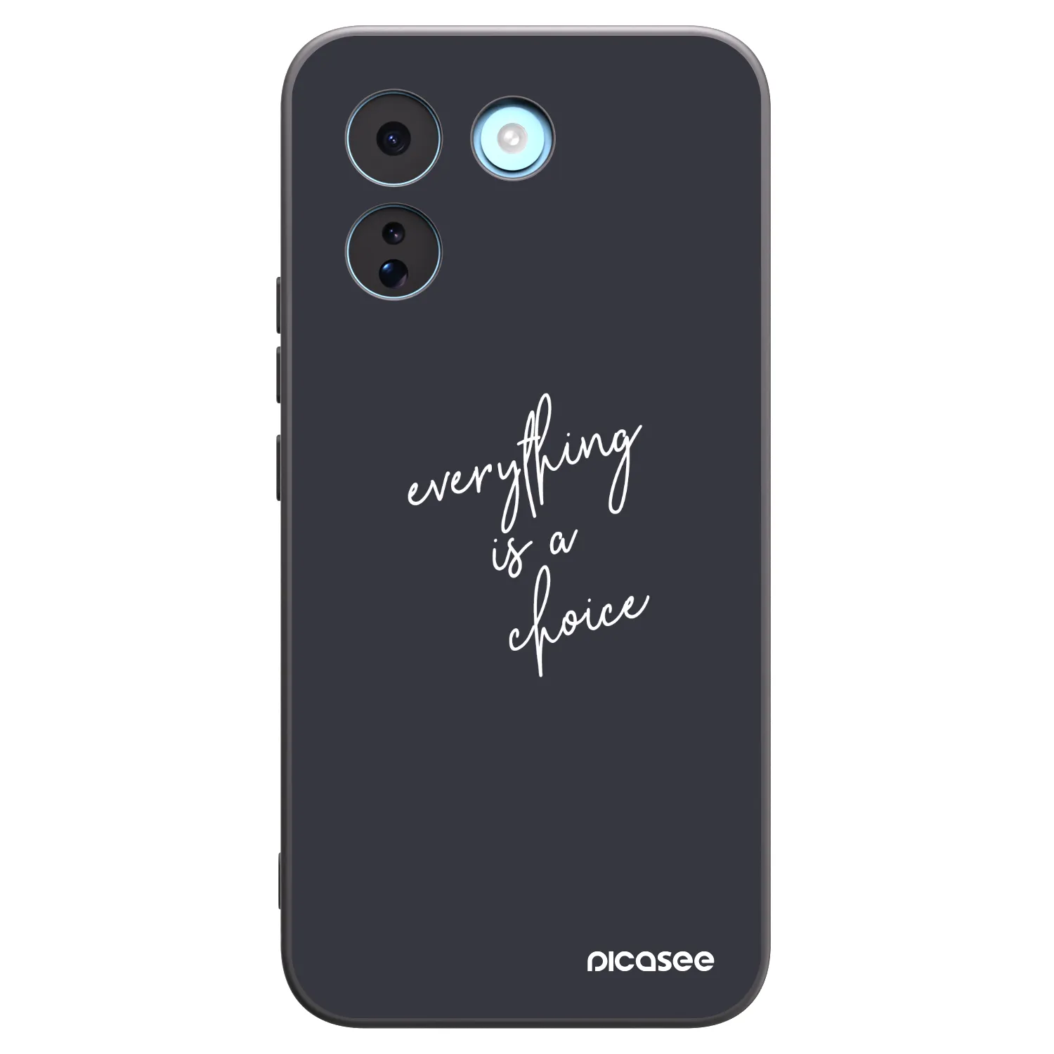 Picasee silikonowe czarne etui na Xiaomi Redmi Note 17 Pro MAX 5G - Everything is a choice