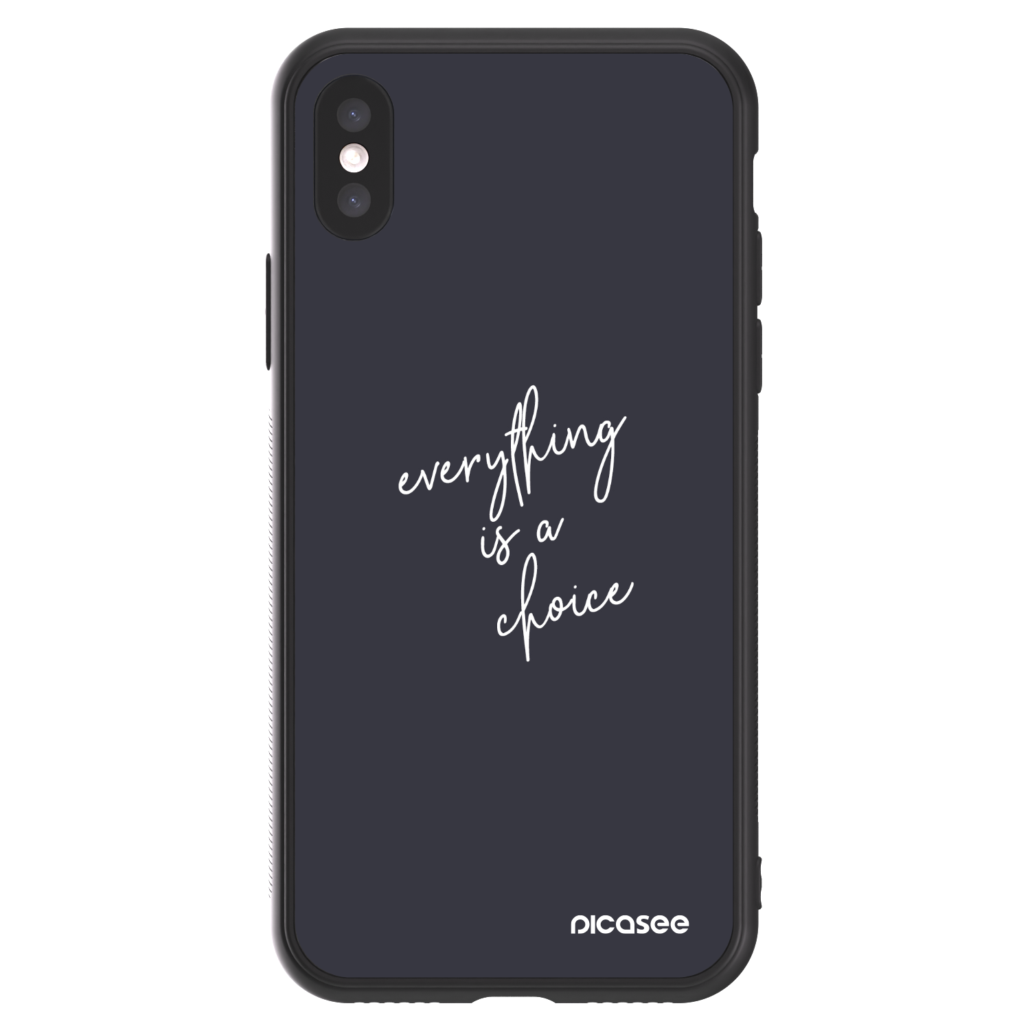 Picasee ULTIMATE CASE na Apple iPhone X/XS - Everything is a choice