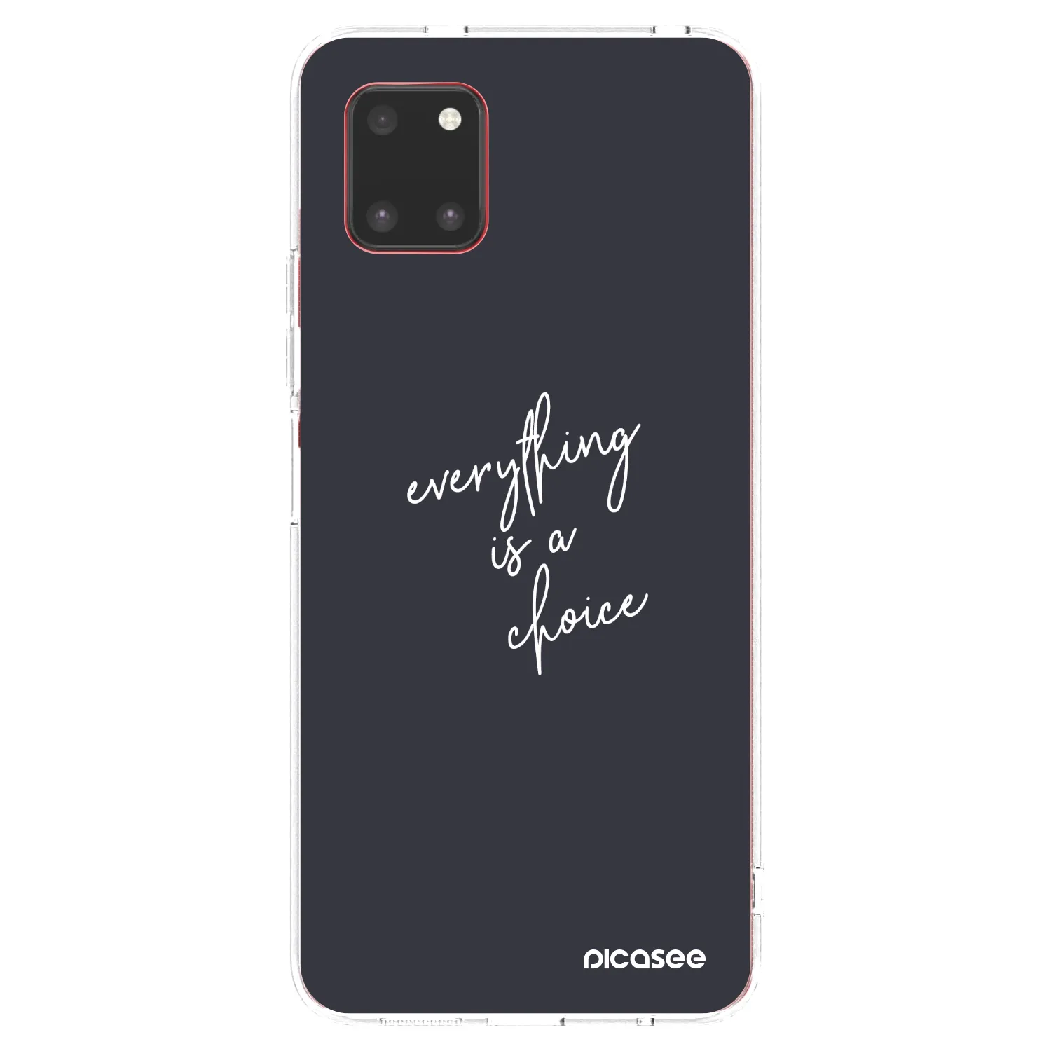 Picasee silikonowe przeźroczyste etui na Samsung Galaxy Note 10 Lite N770F - Everything is a choice