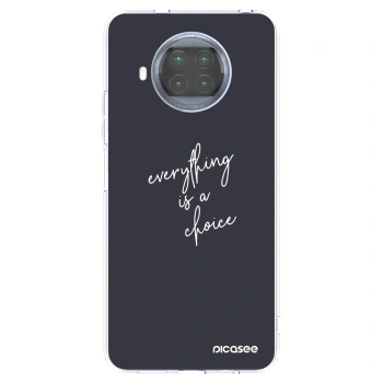 Picasee silikonowe przeźroczyste etui na Xiaomi Mi 10T Lite - Everything is a choice