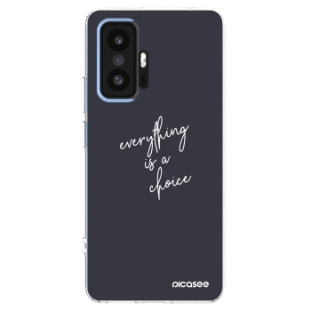 Picasee silikonowe przeźroczyste etui na Xiaomi 11T Pro - Everything is a choice