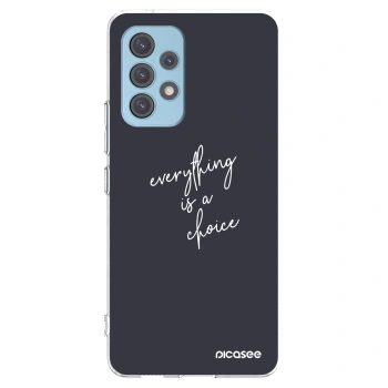 Picasee silikonowe przeźroczyste etui na Samsung Galaxy A53 5G A536 - Everything is a choice