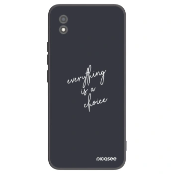 Picasee silikonowe czarne etui na Realme C11 (2021) - Everything is a choice