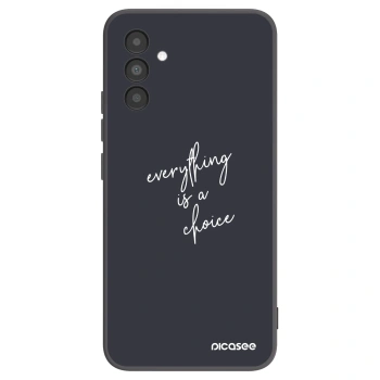 Picasee silikonowe czarne etui na Samsung Galaxy A04s A047F - Everything is a choice